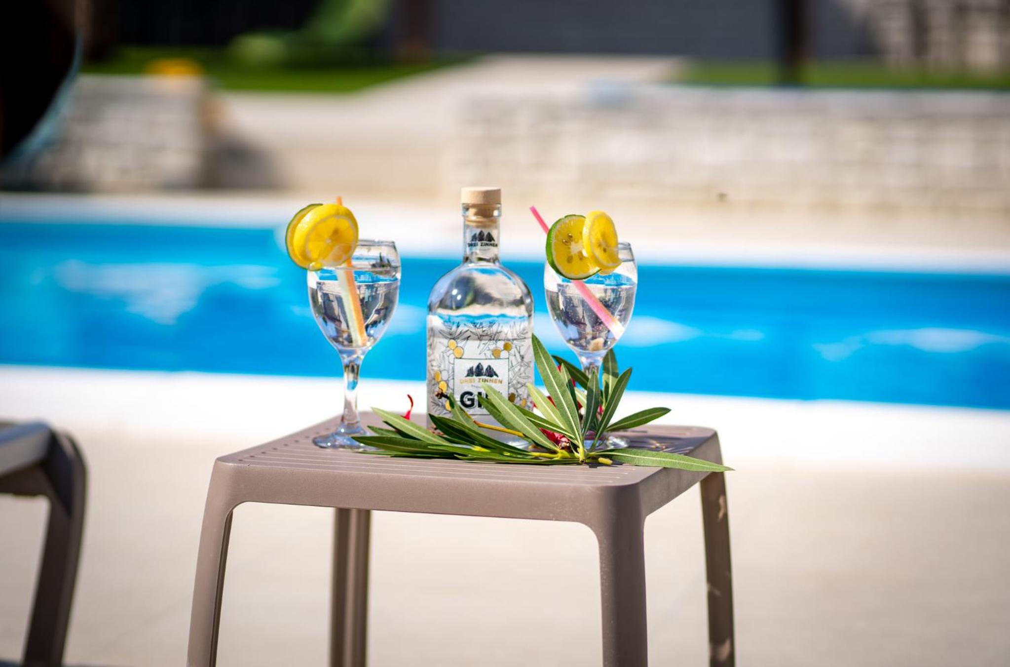 outdoor BBQ area
