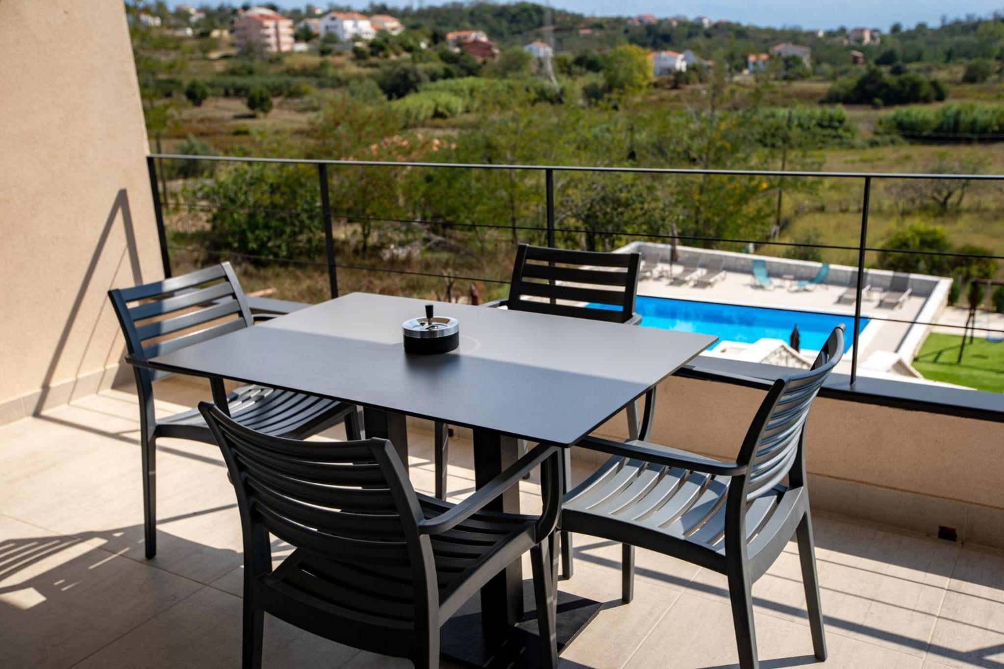 outdoor BBQ area
