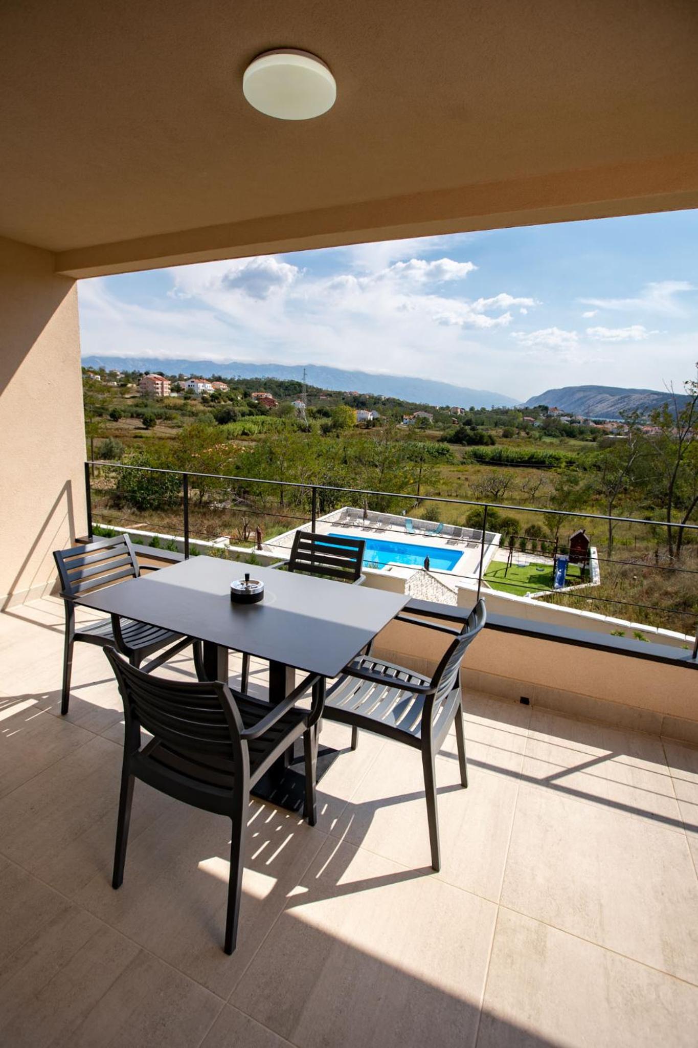 outdoor BBQ area