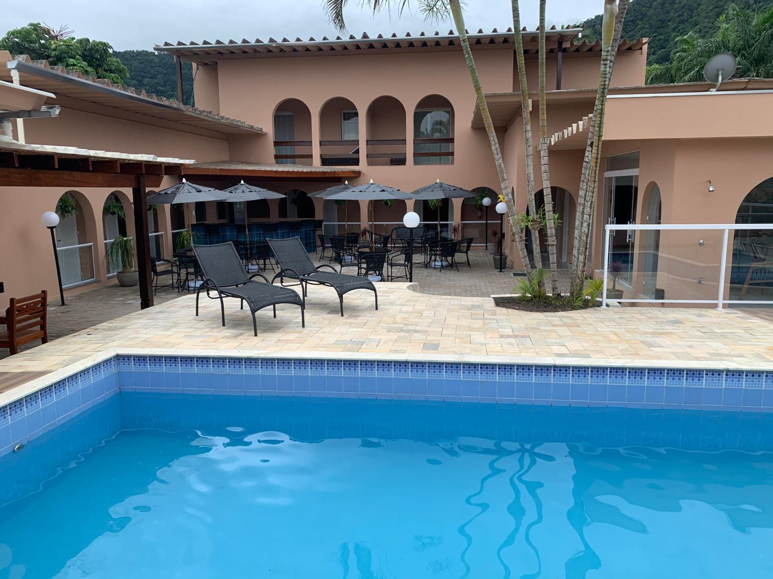 outdoor BBQ area