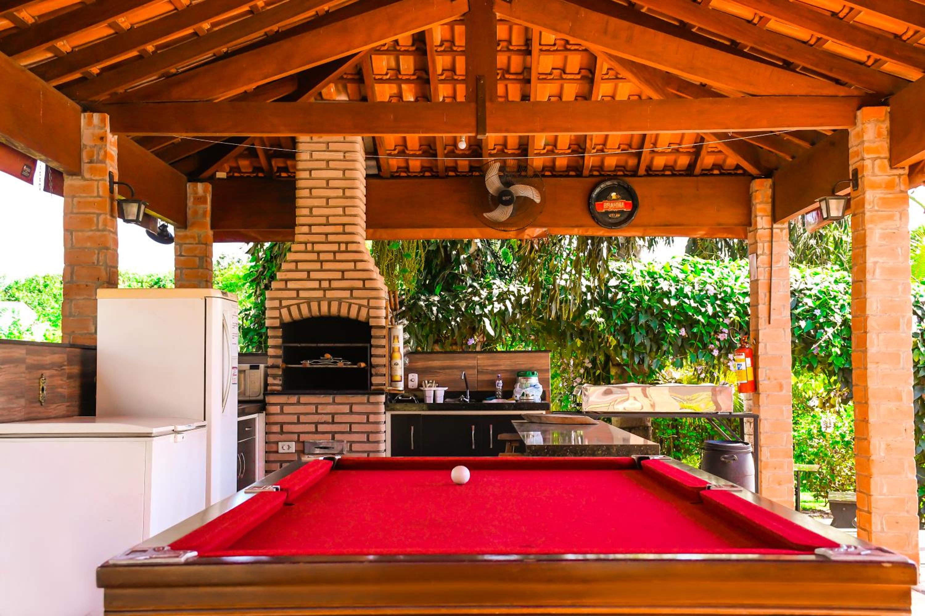 outdoor BBQ area