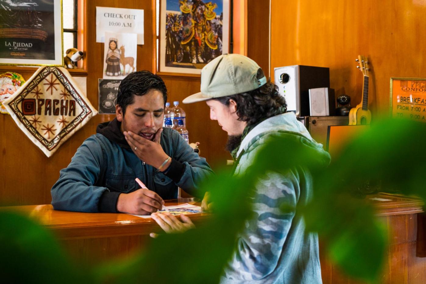 hotel reception