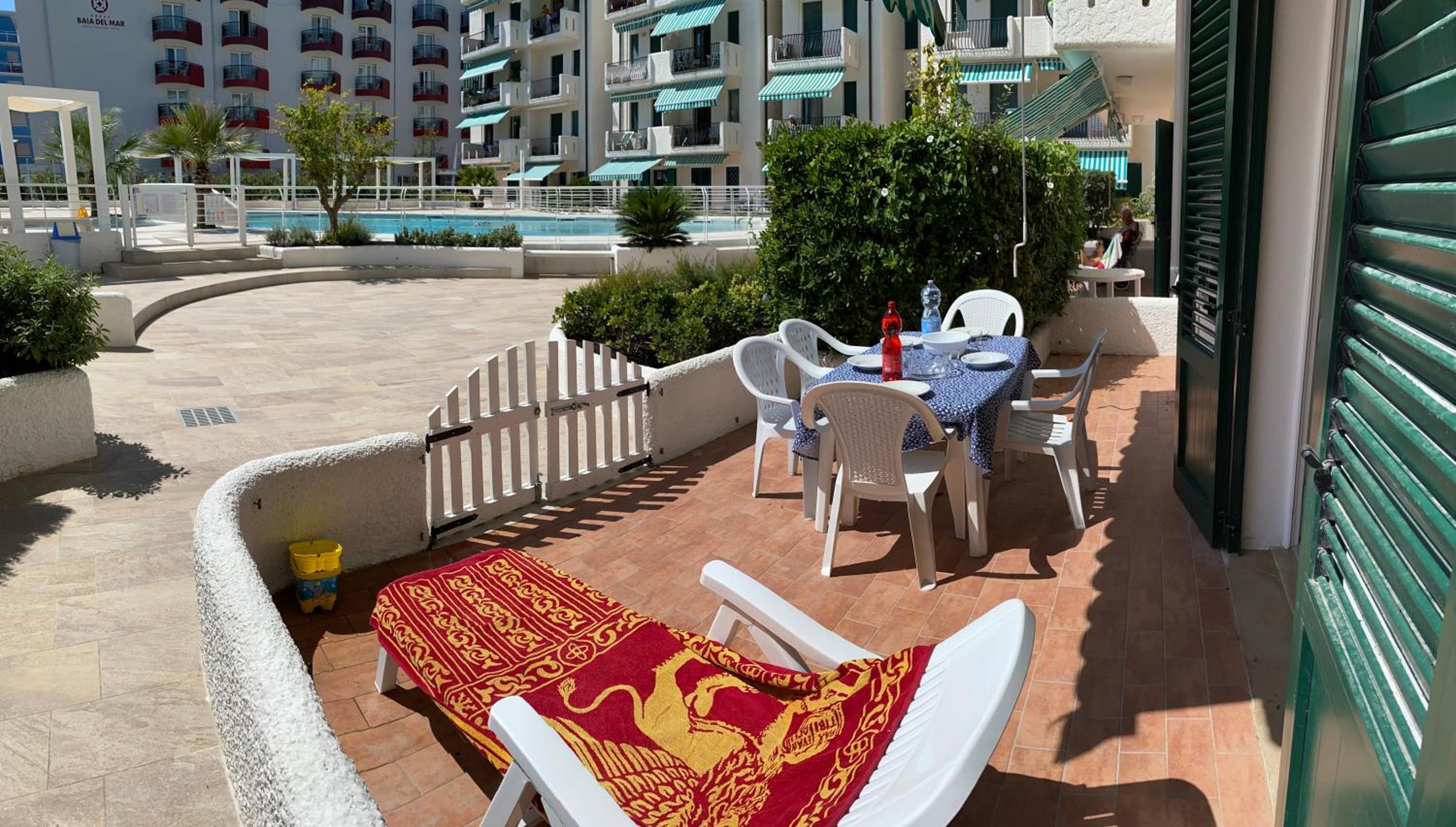 RESIDENCE EL PALMAR FRONTE MARE, FRONTE SPIAGGIA (5 metri), FRONTE PISCINA (4 metri) view 2