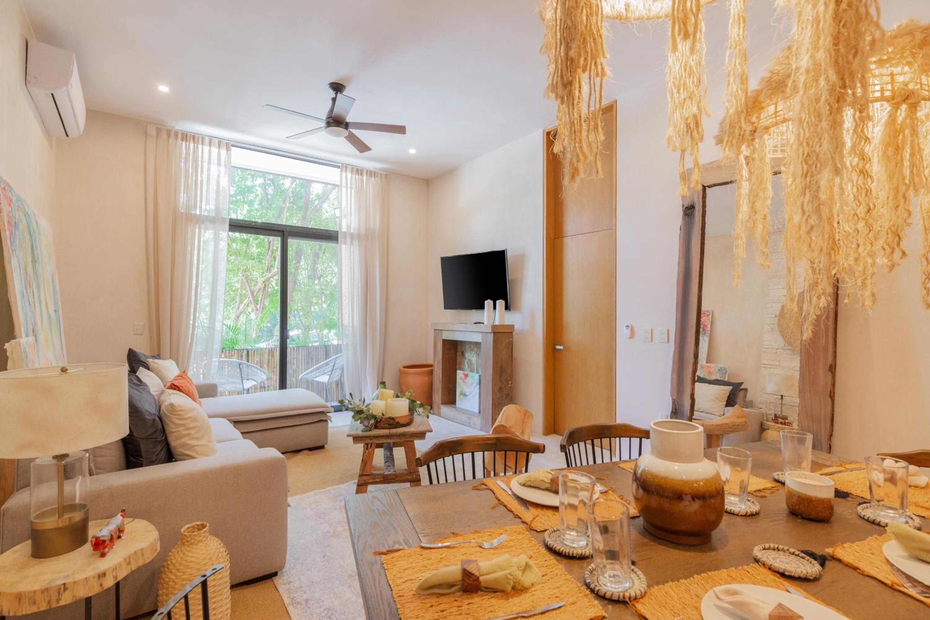 Boho Chic Style Apartment With Great Amenities And Lounge Area in Aldea Zama