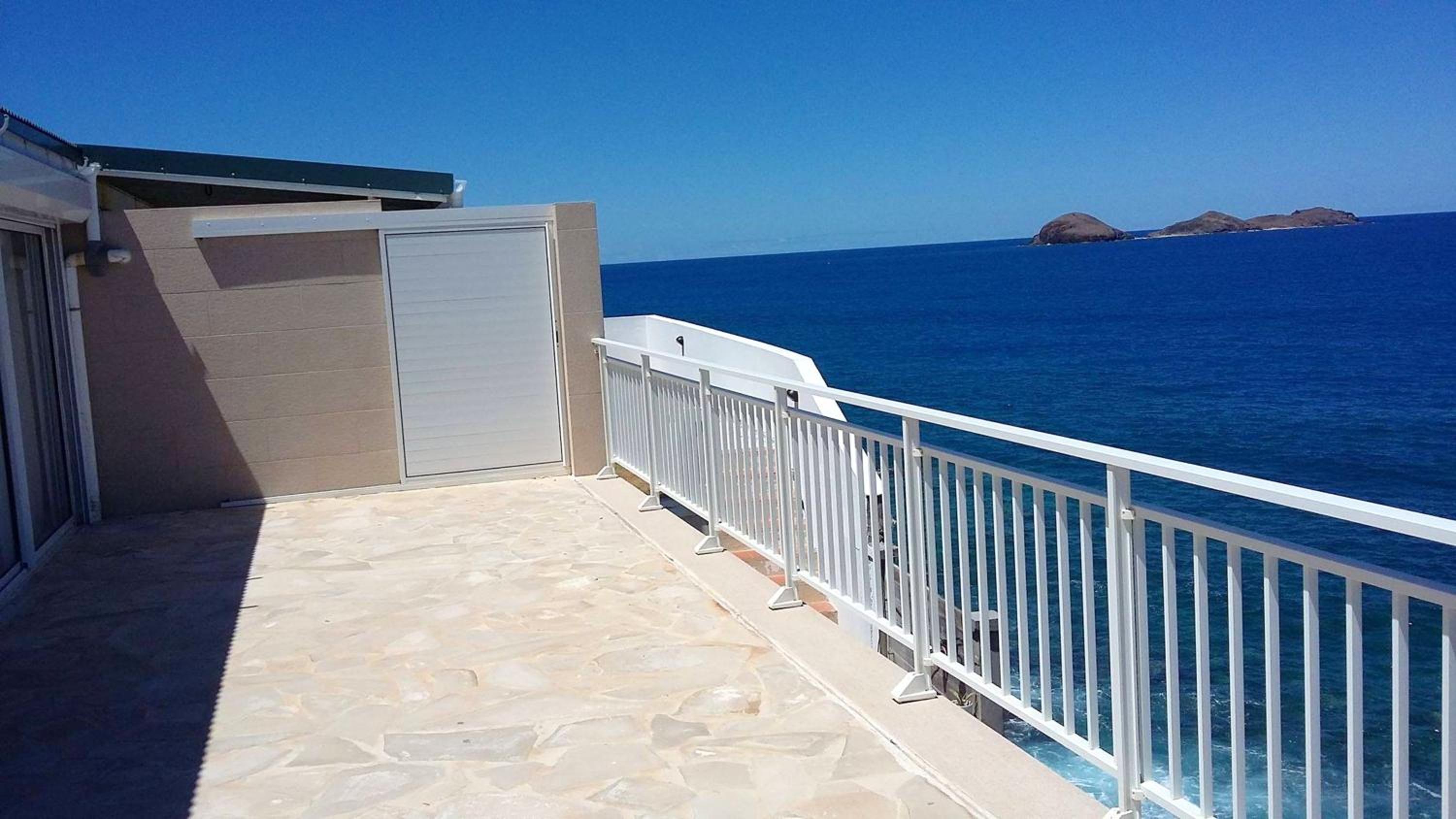 2 bedrooms villa at Saint Barthelemy 500 m away from the beach with sea view private pool and terrace view 3