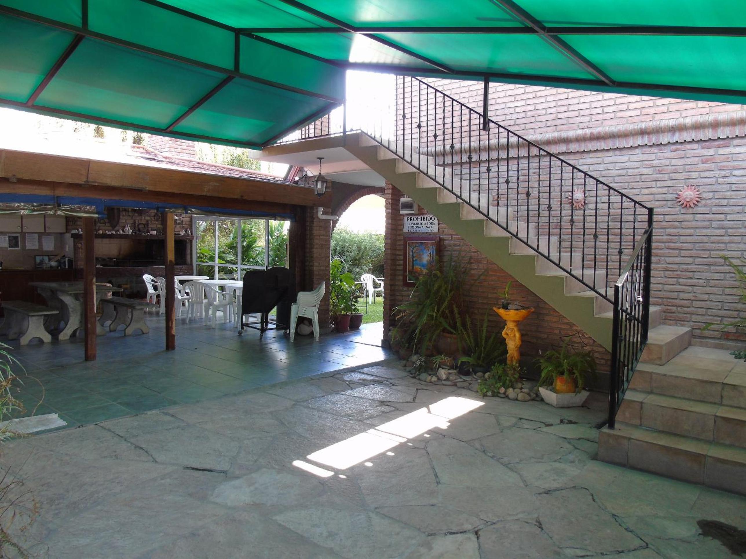 outdoor BBQ area