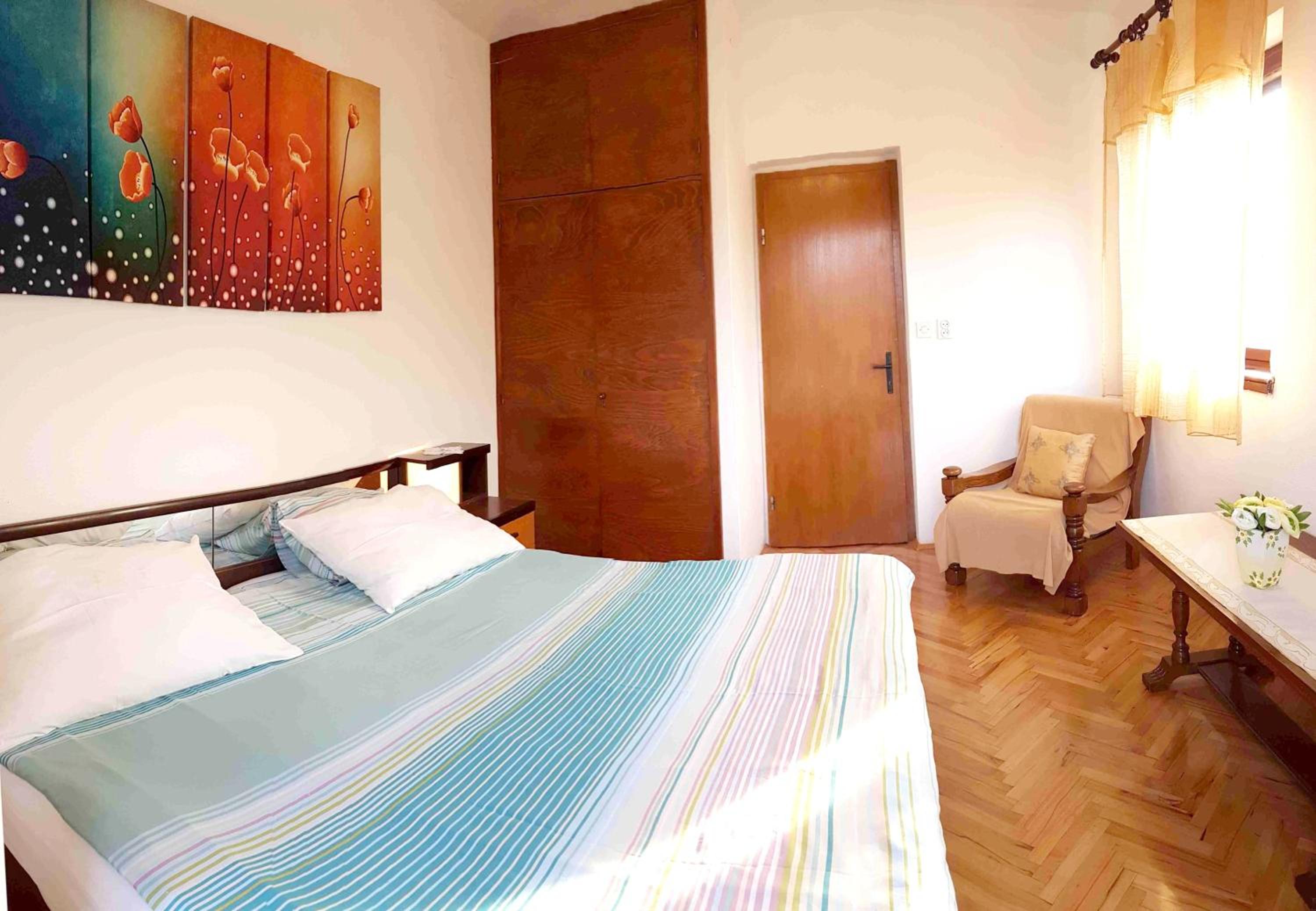 2 bedrooms appartement at Supetar 100 m away from the beach with sea view furnished garden and wifi