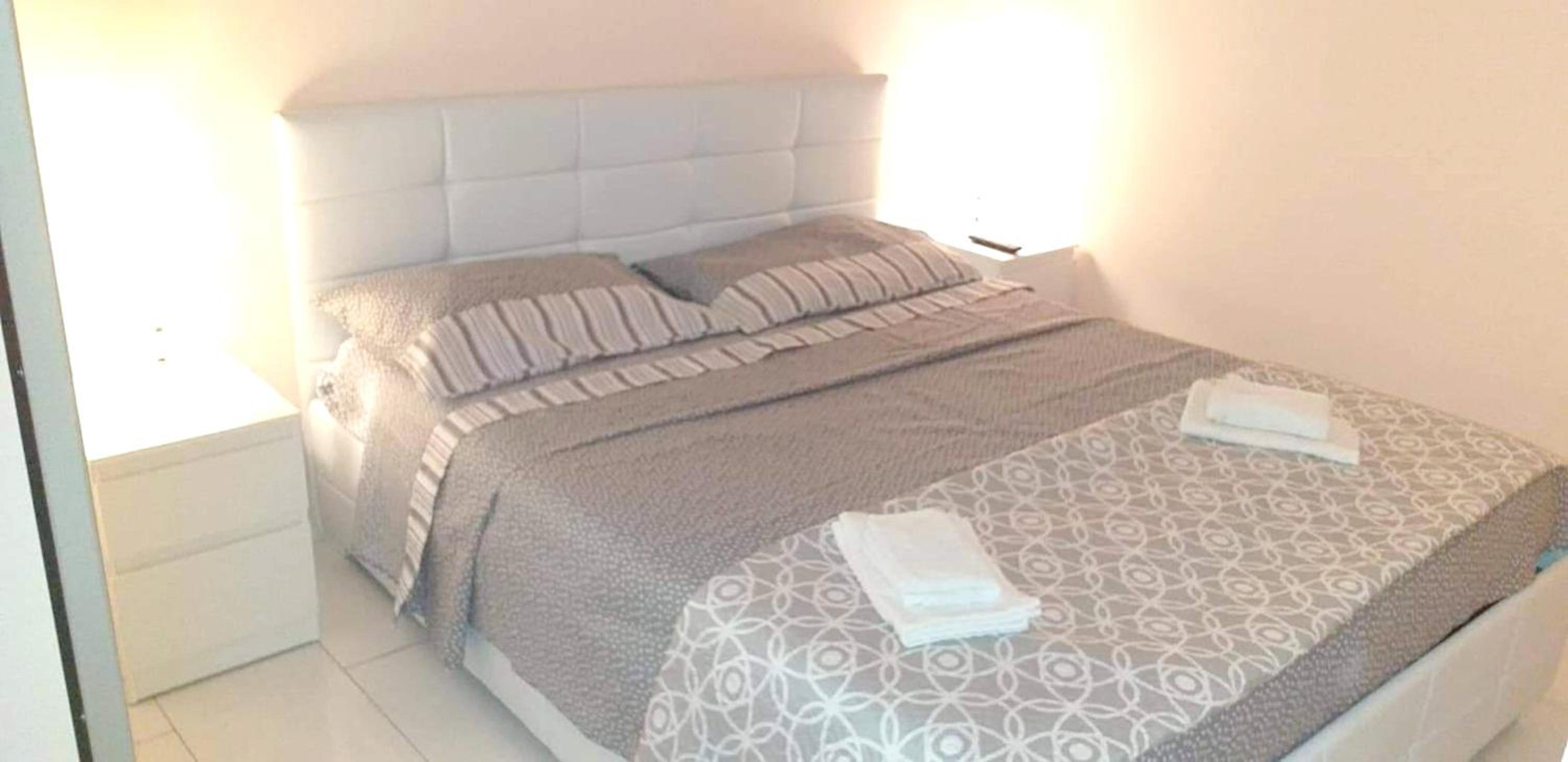One bedroom appartement at Giardini Naxos 50 m away from the beach with sea view and furnished terrace