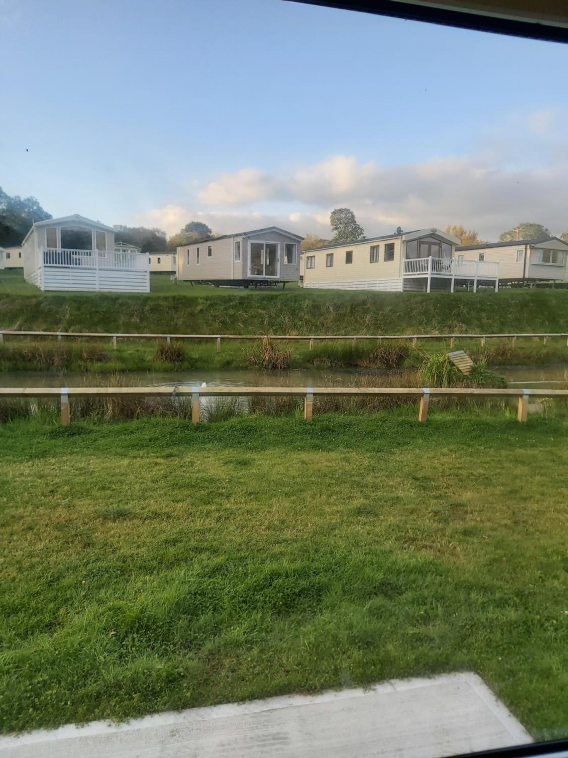 Caravan on the Devon\Cornwall border view 3