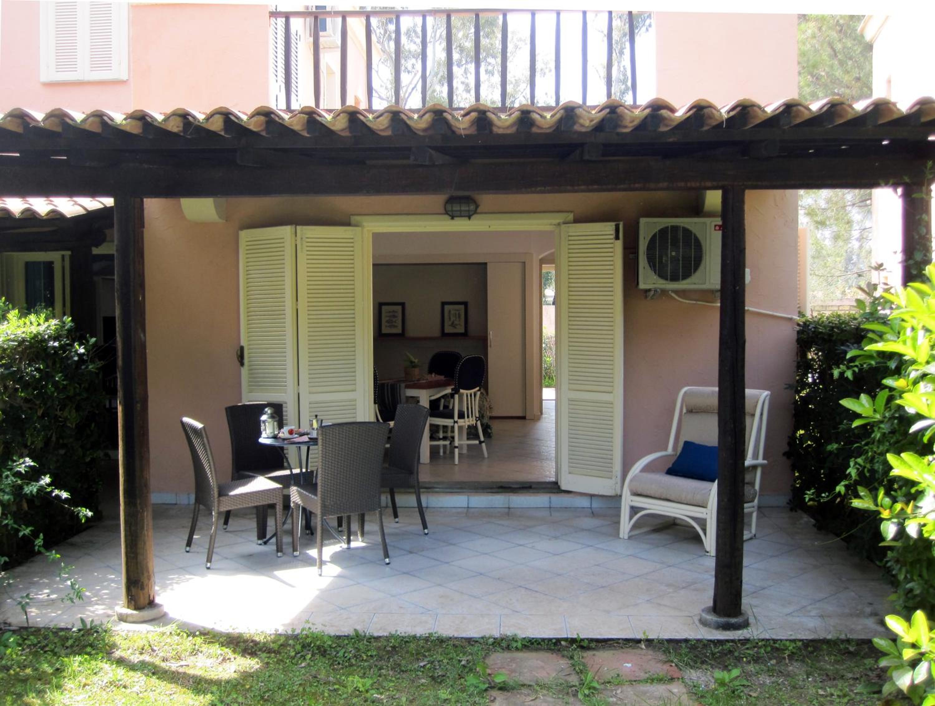 outdoor BBQ area