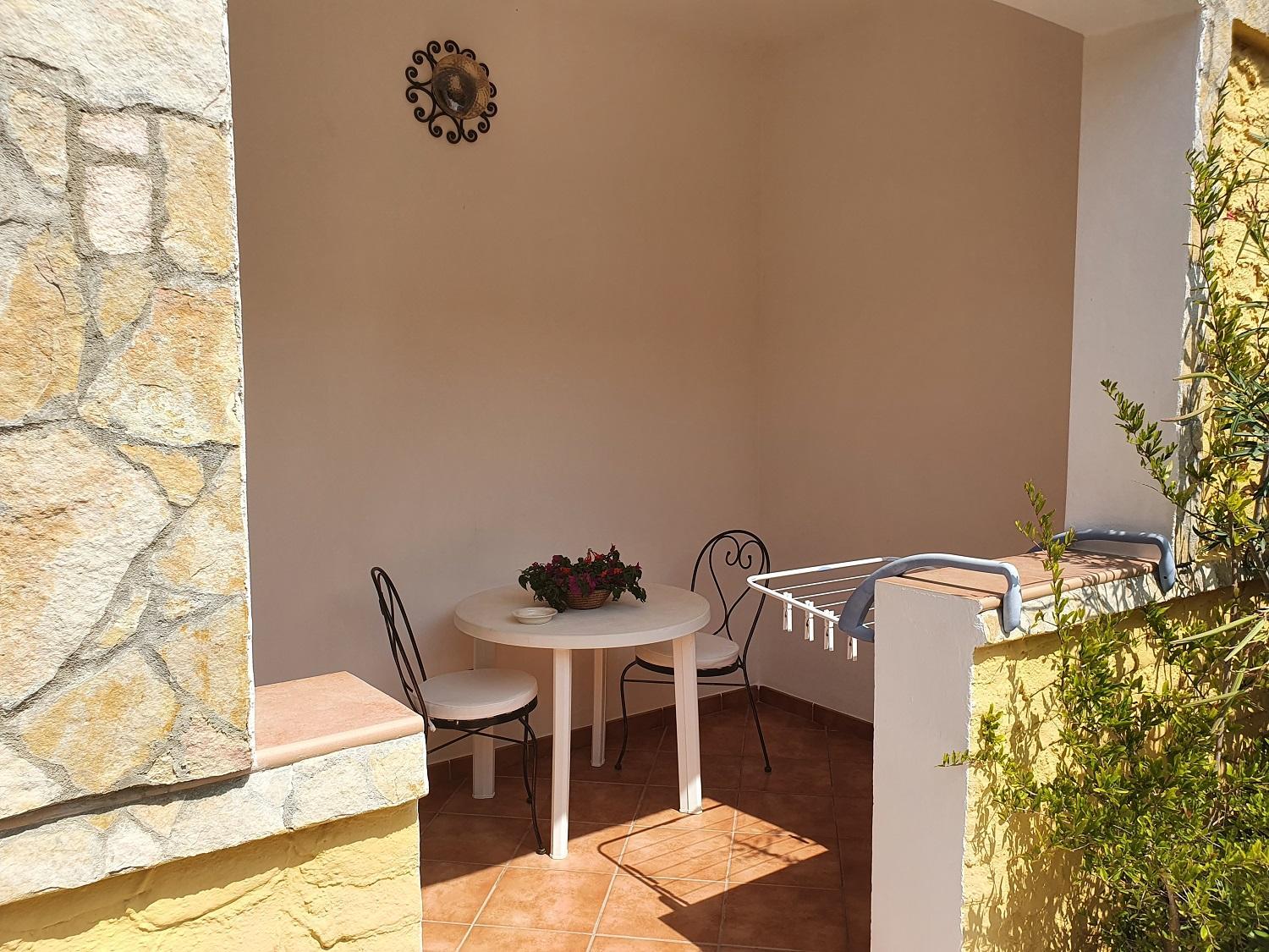 outdoor BBQ area