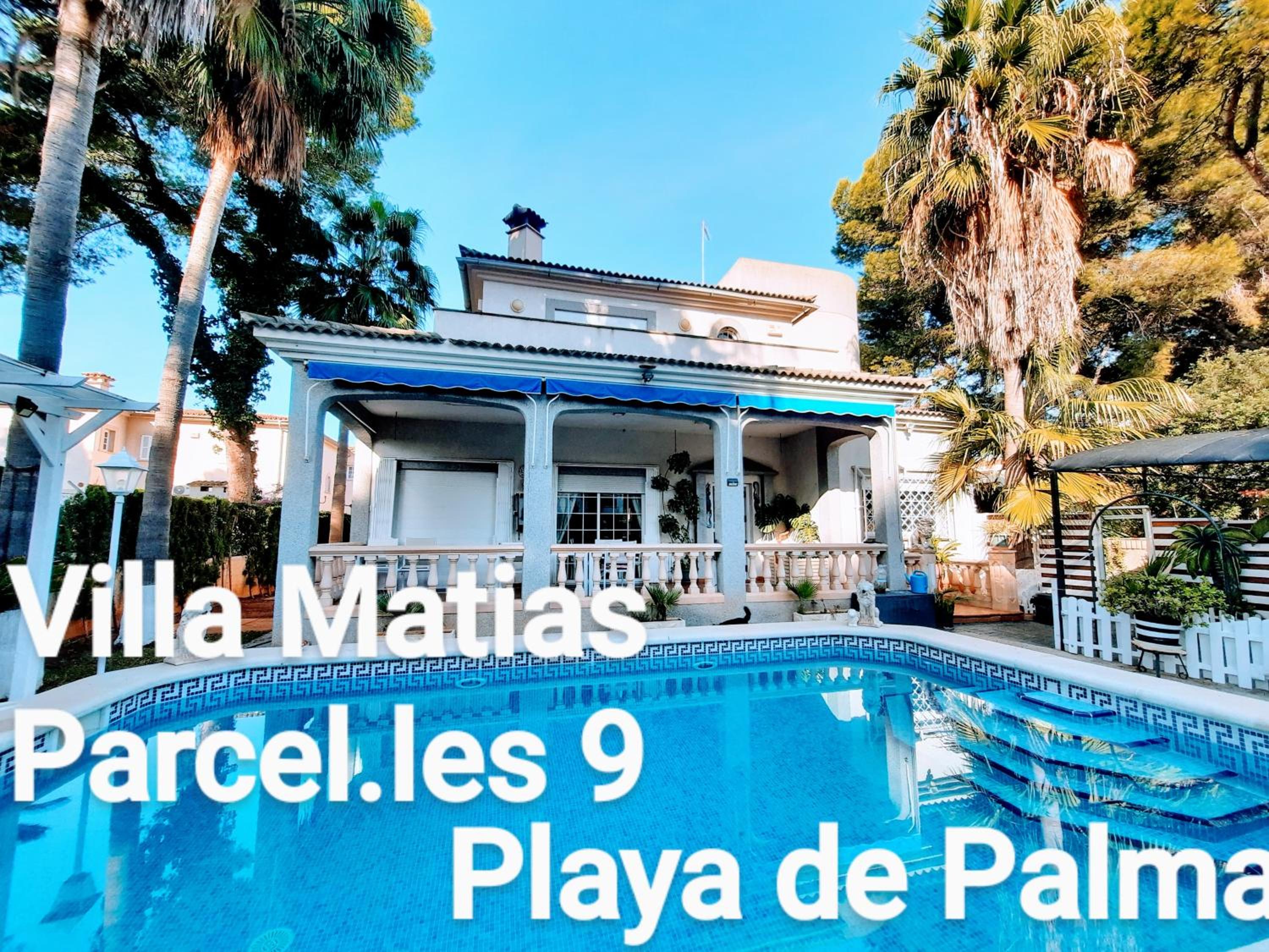 Villa Matias Pool and beach view 4