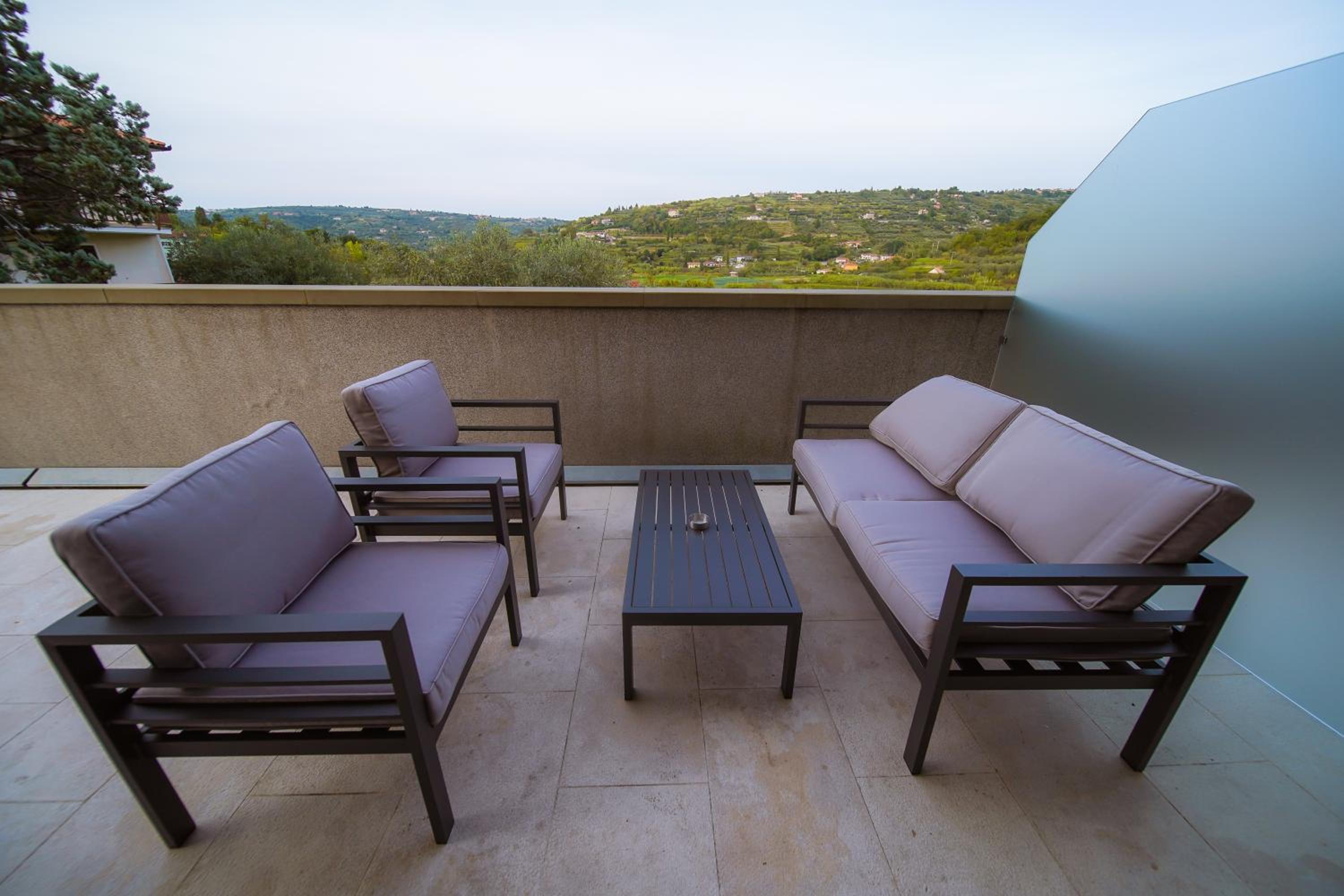 outdoor BBQ area