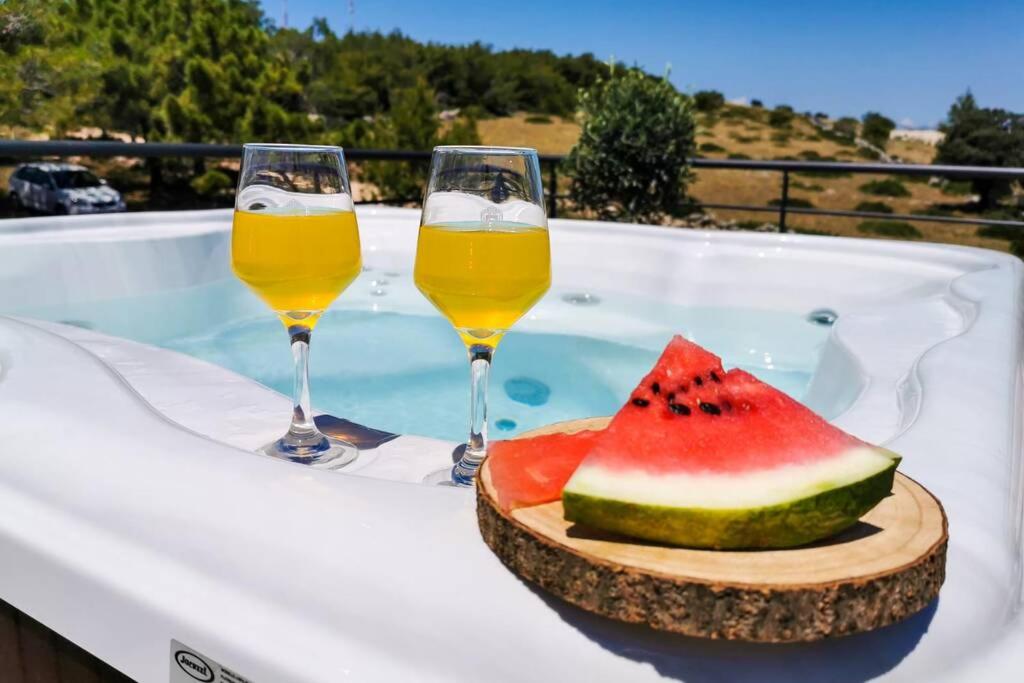 House Diana - heated swimming pool and jacuzzi view 2