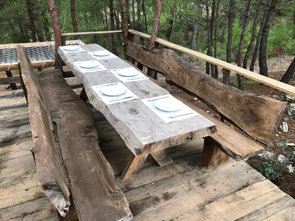 outdoor BBQ area