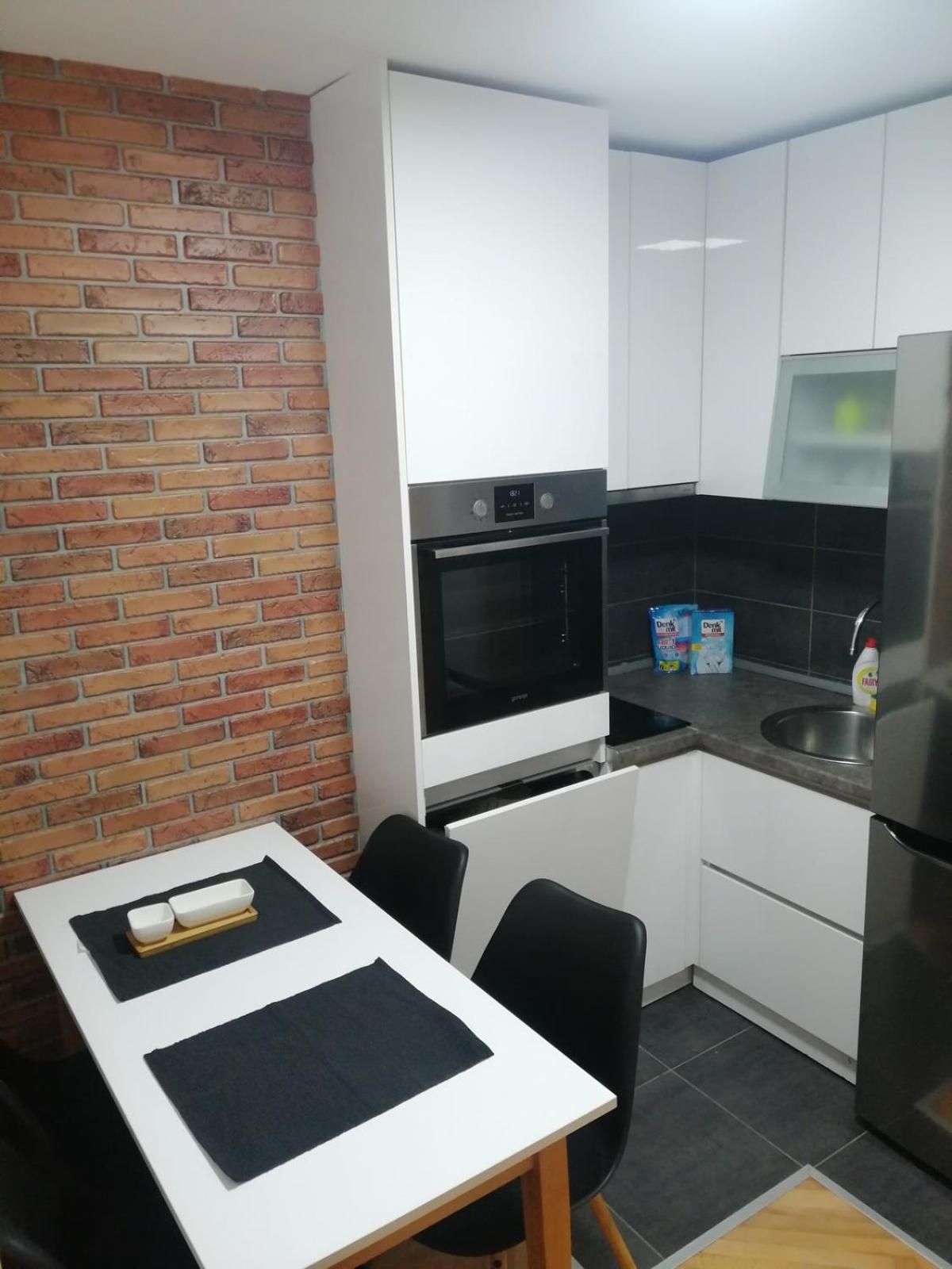 Small (34m2) modern apartment with parking place