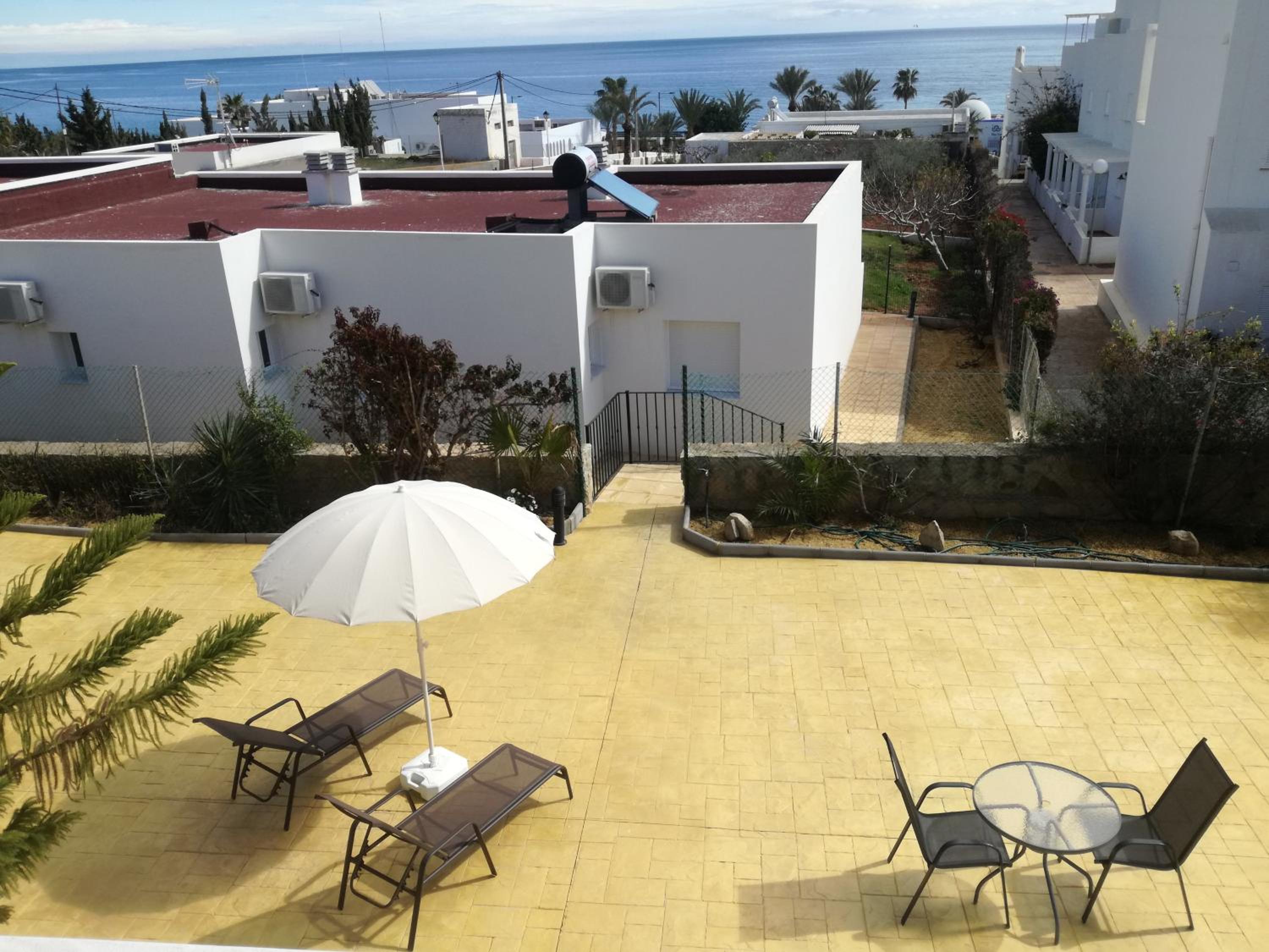 outdoor BBQ area