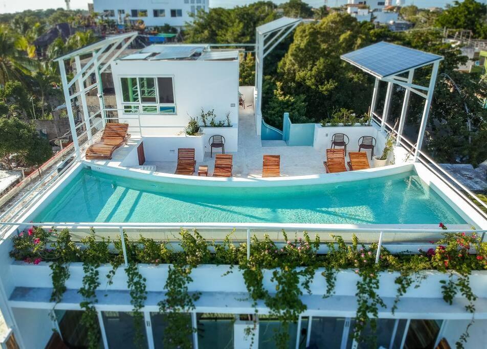 Oceanview Luxury Suite Steps from Quinta Avenida Balcony Infinity pool HMoon