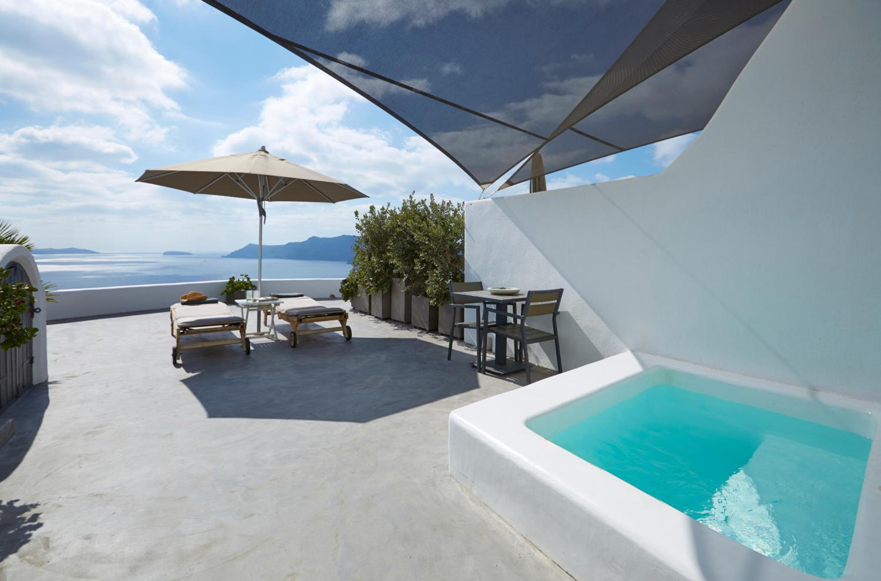 outdoor BBQ area