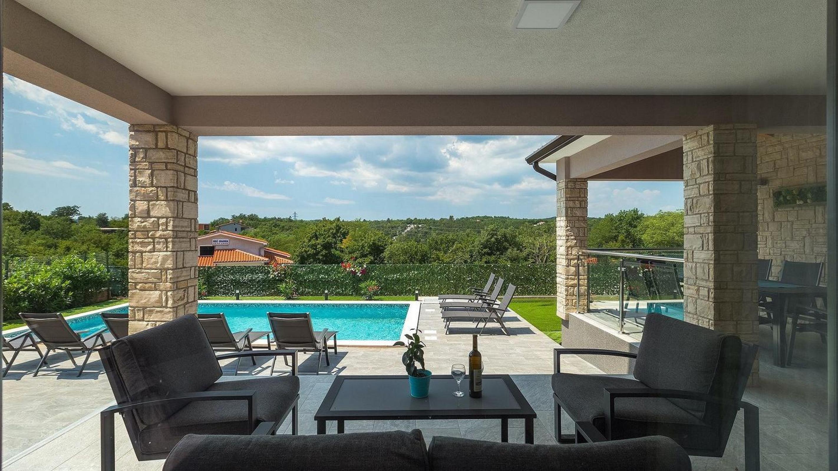 Villa Fjolla view 2