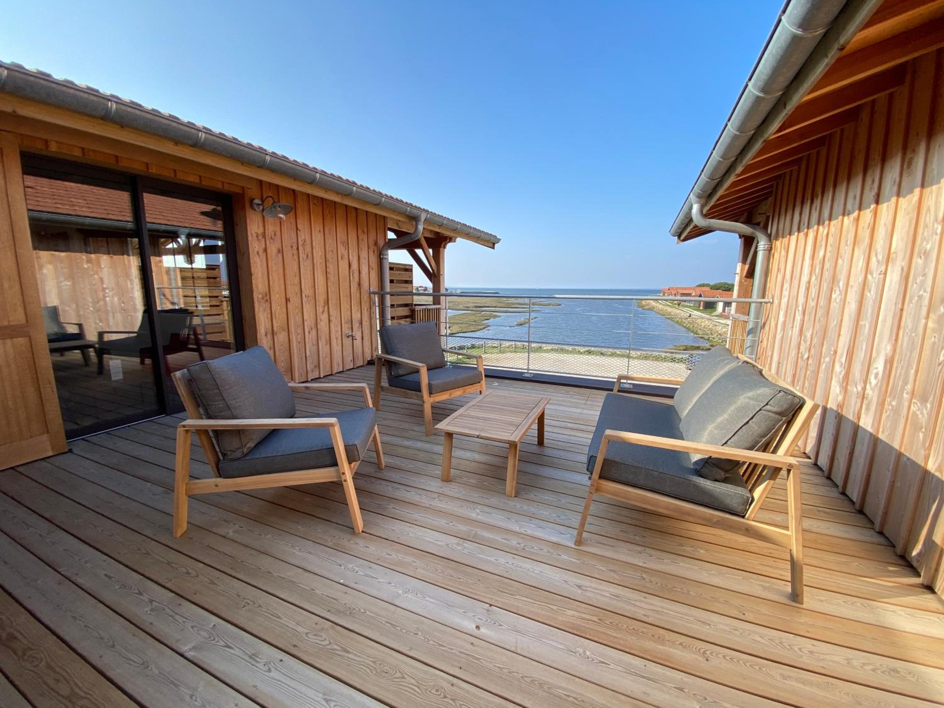 outdoor BBQ area