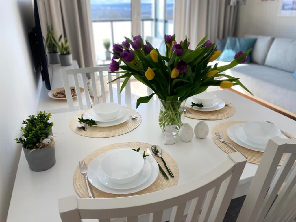Apartament 12 piętro z widokiem na Gdansk