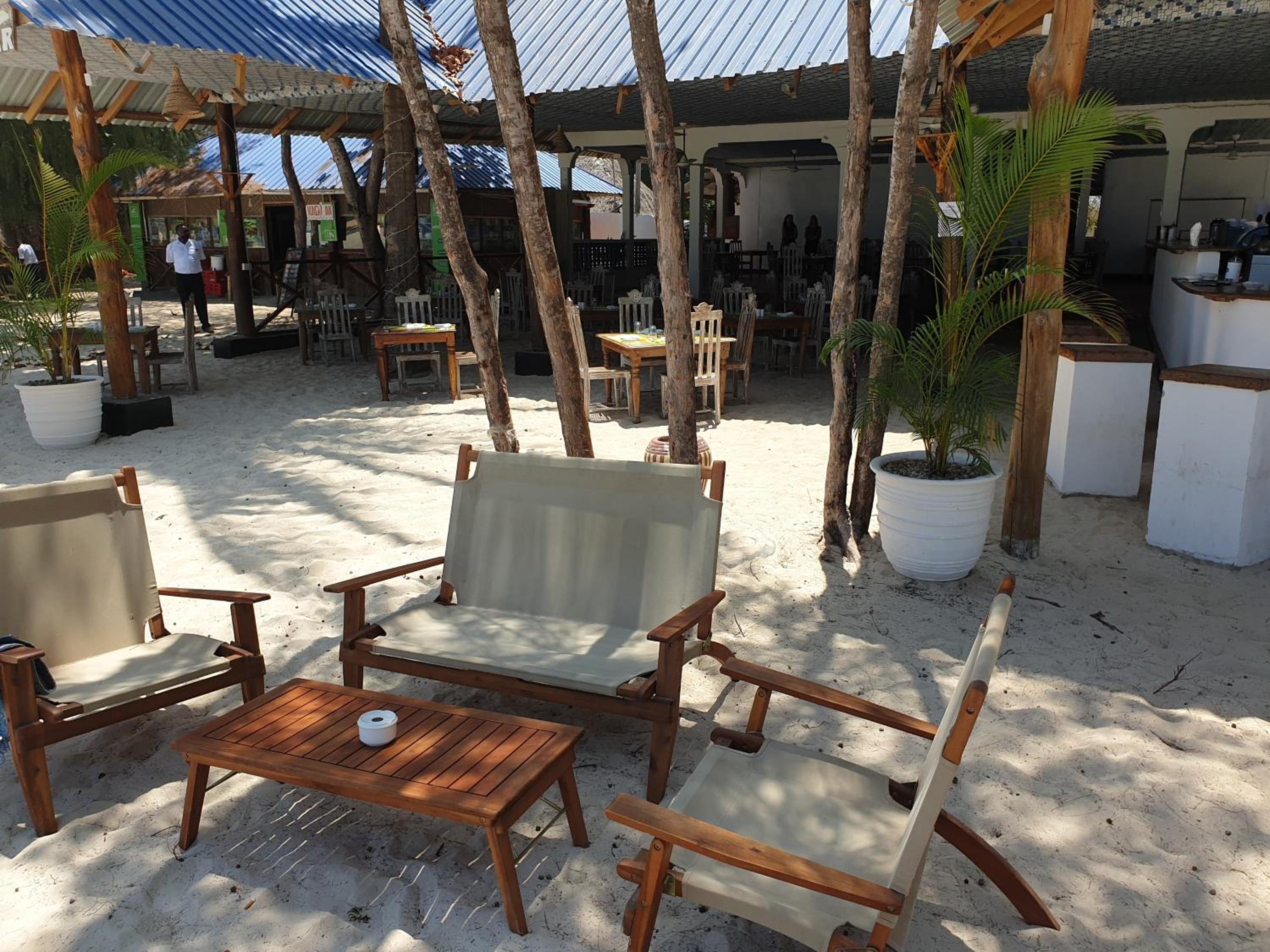 outdoor BBQ area