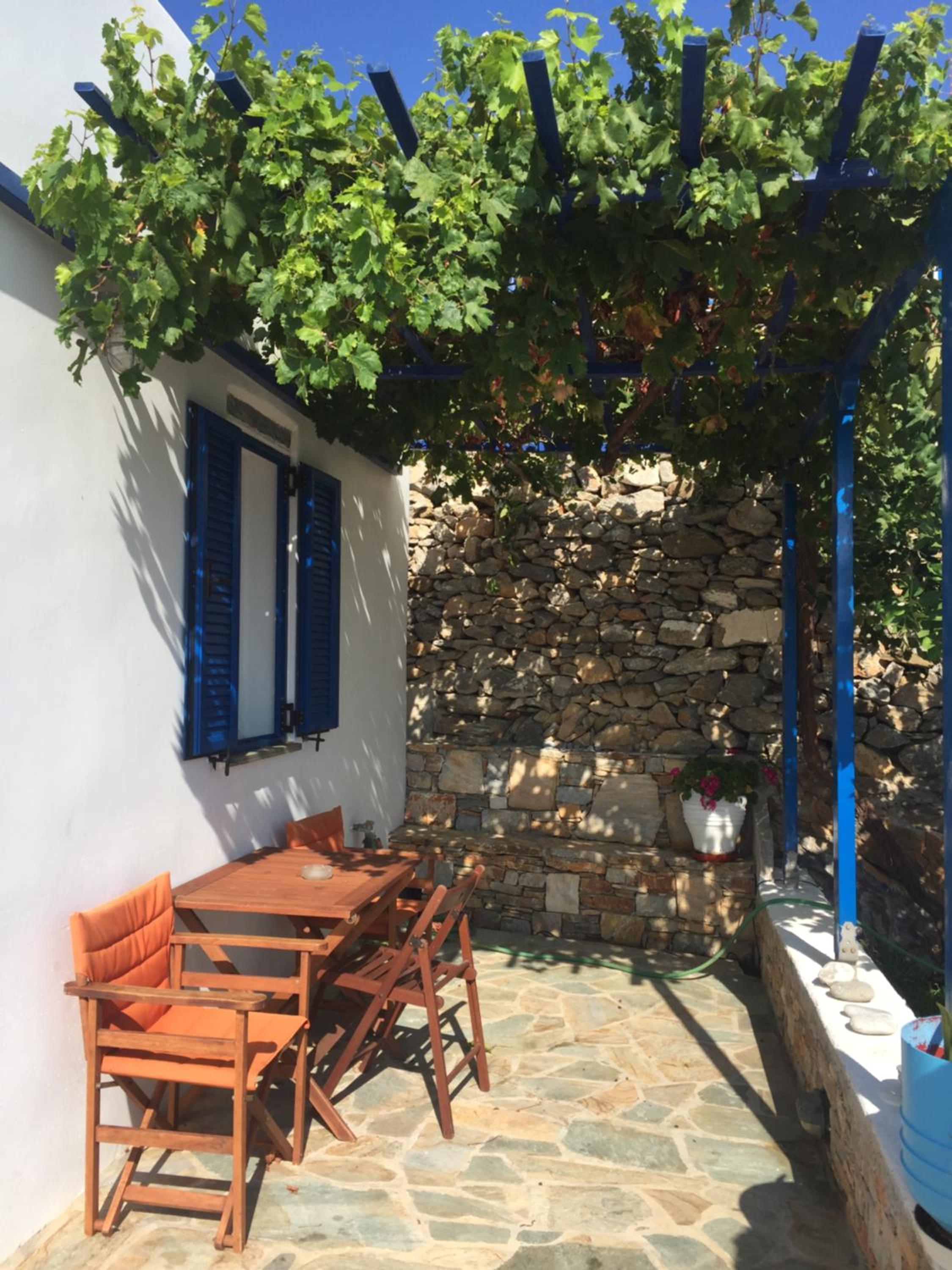 Cycladic houses in rural surrounding 3 view 3