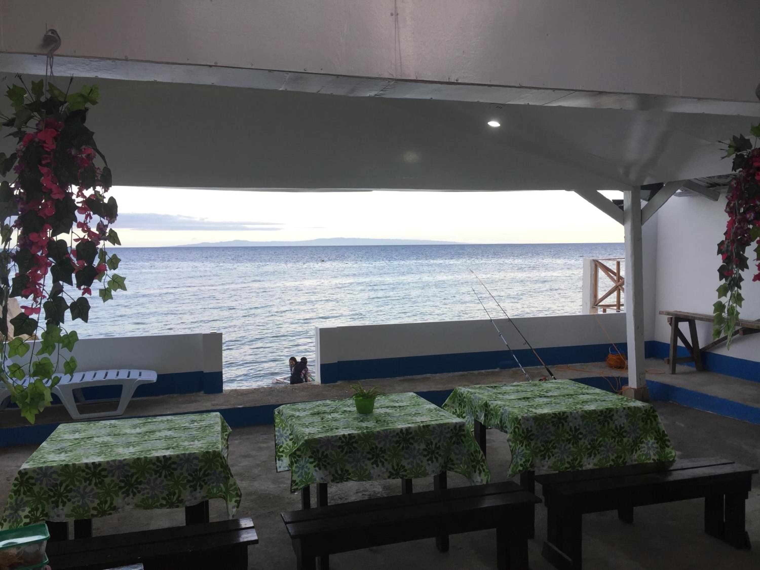 outdoor BBQ area