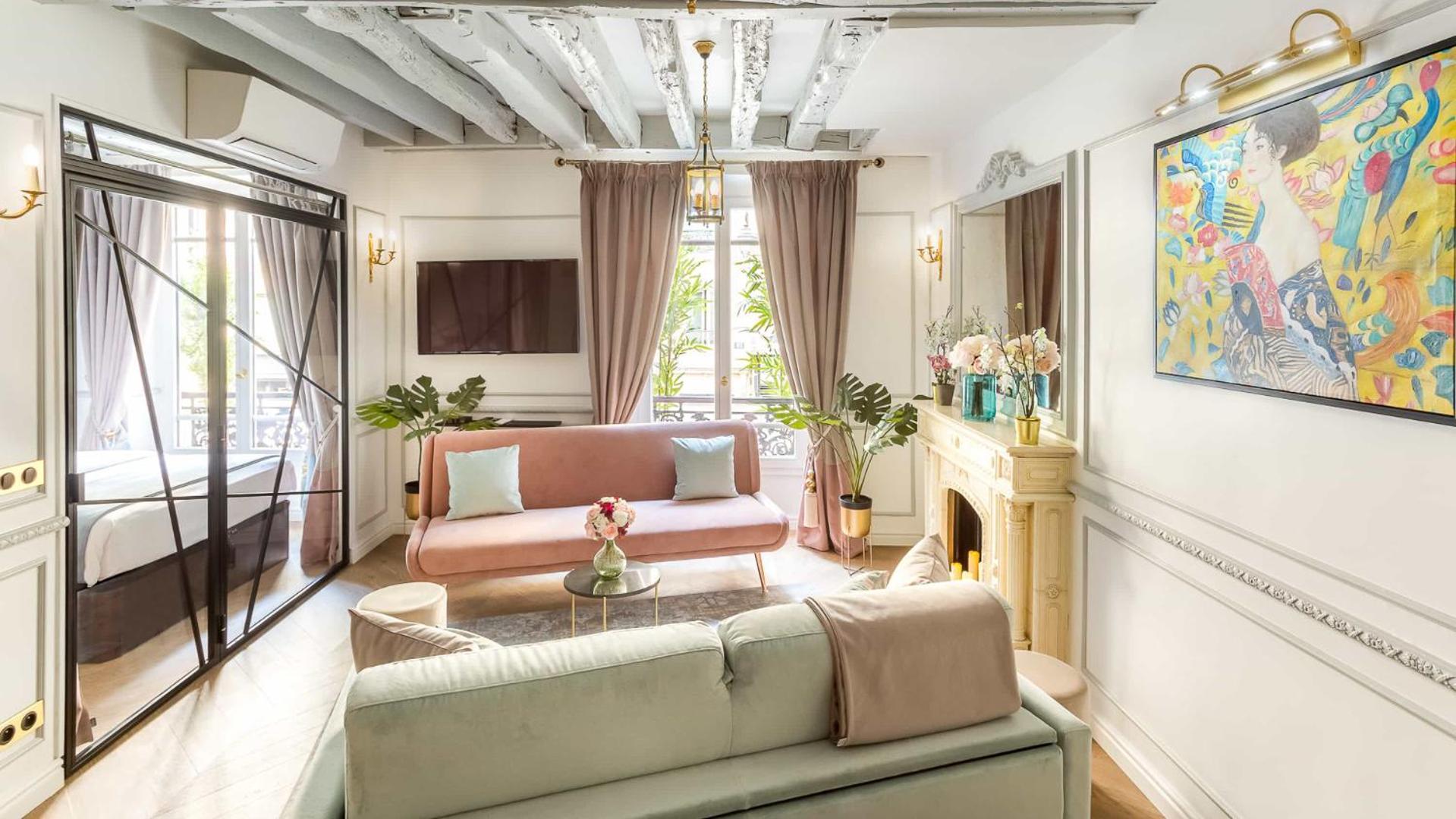 Luxury 4 bedroom 3 bathroom Aristocratic apartment - Louvre