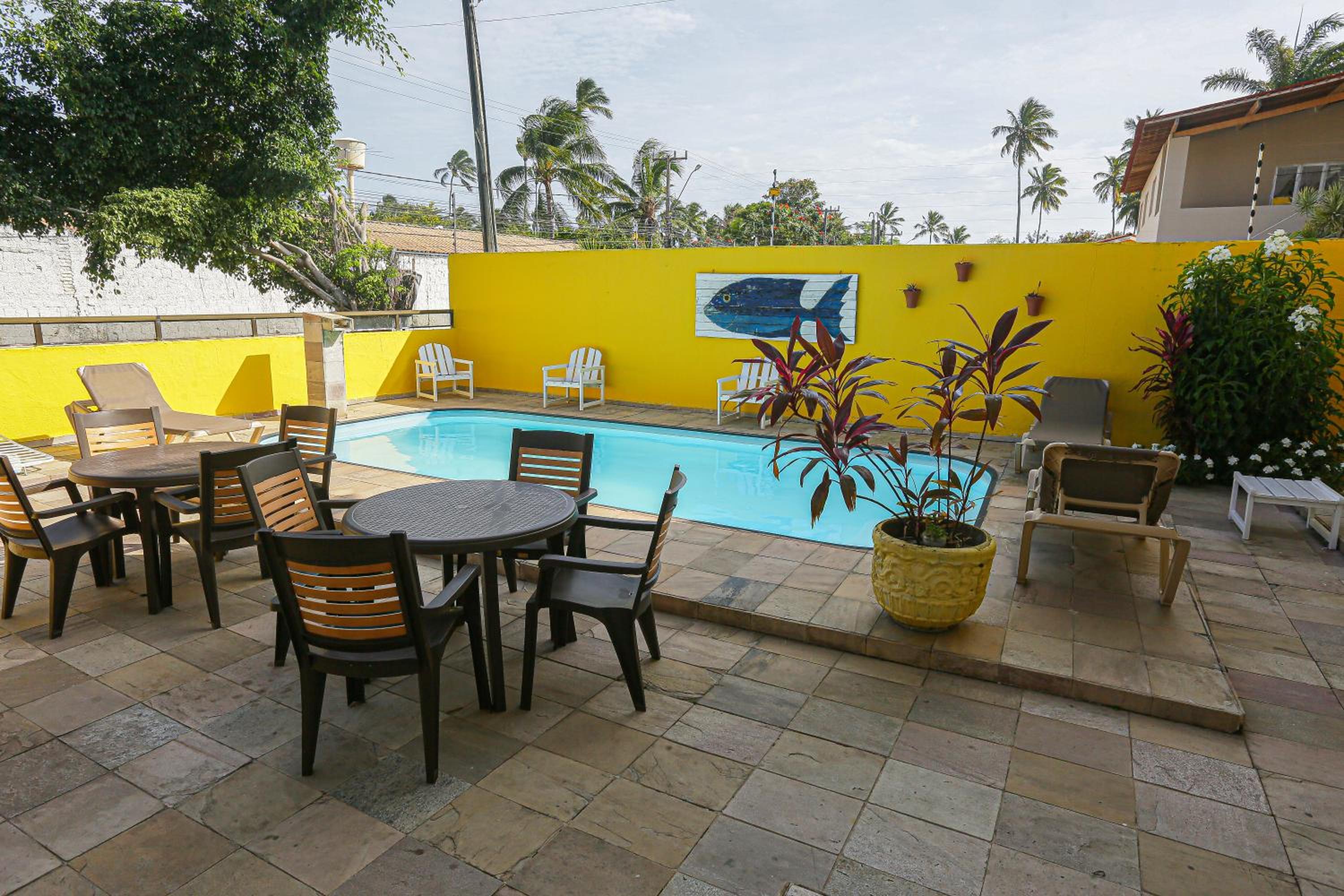 outdoor BBQ area