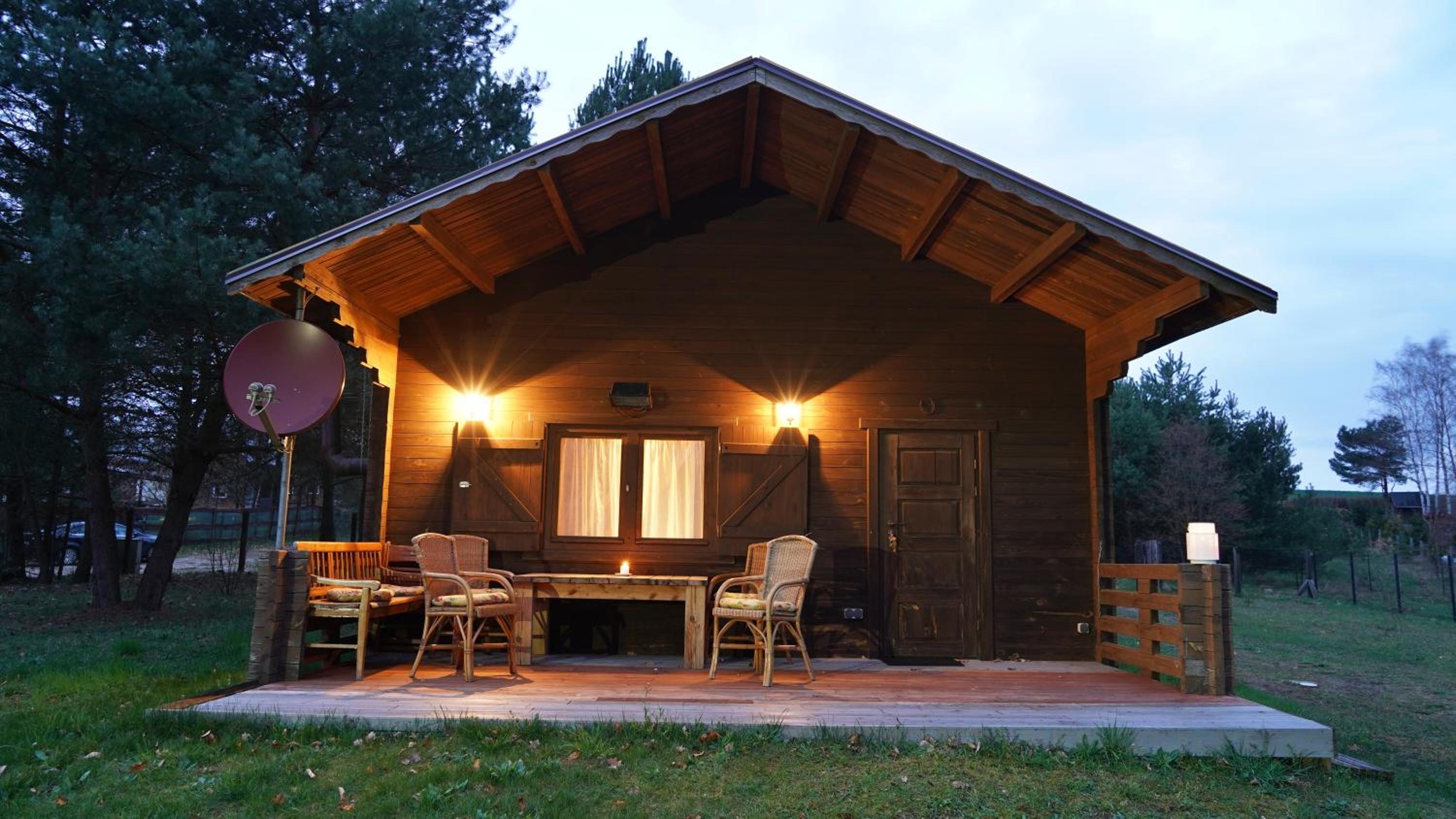 outdoor BBQ area