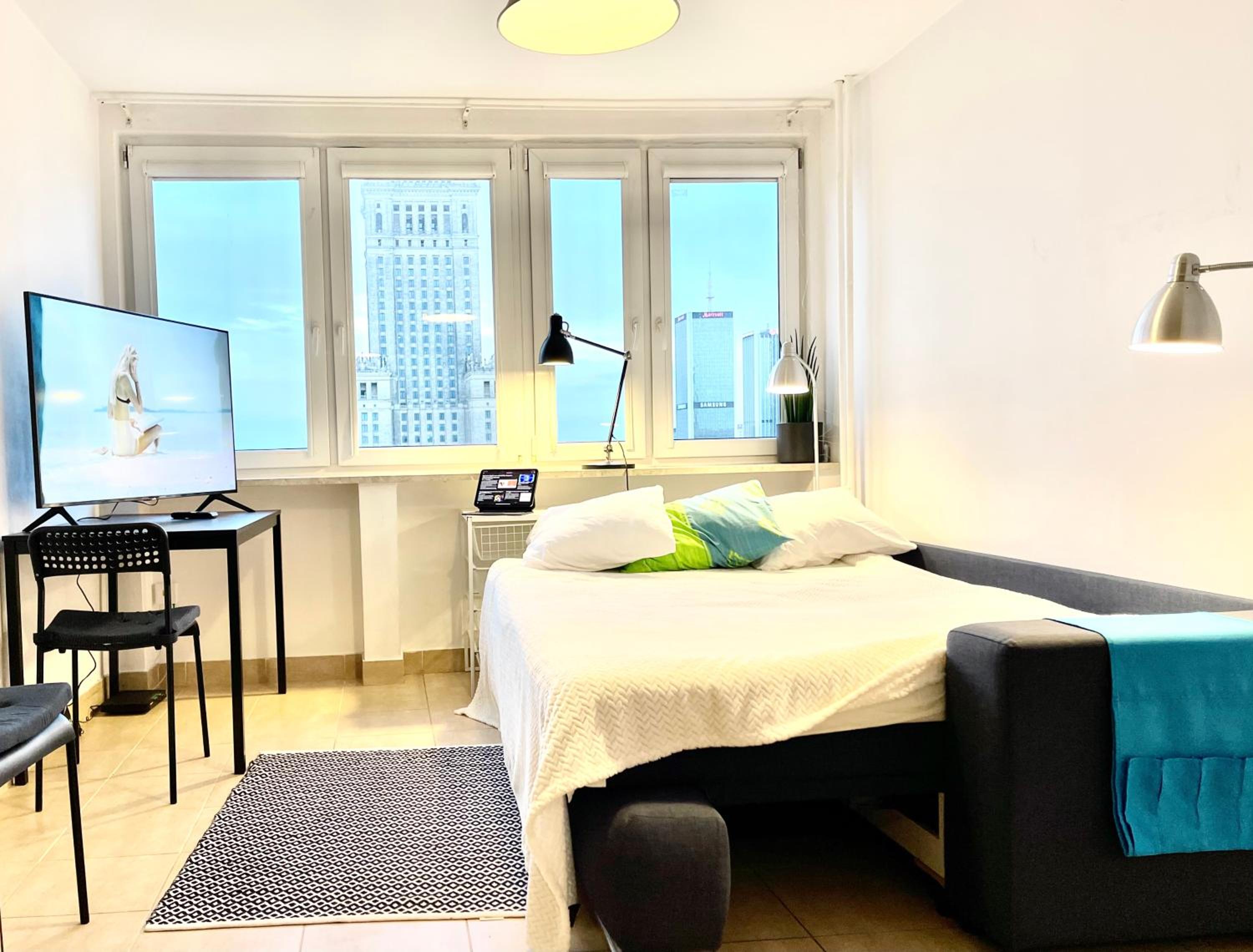 Super Apartament PALACE 2x Metro Fast WiFi 500 Mbs Netflix AppleTV SmartTV Panorama Miasta