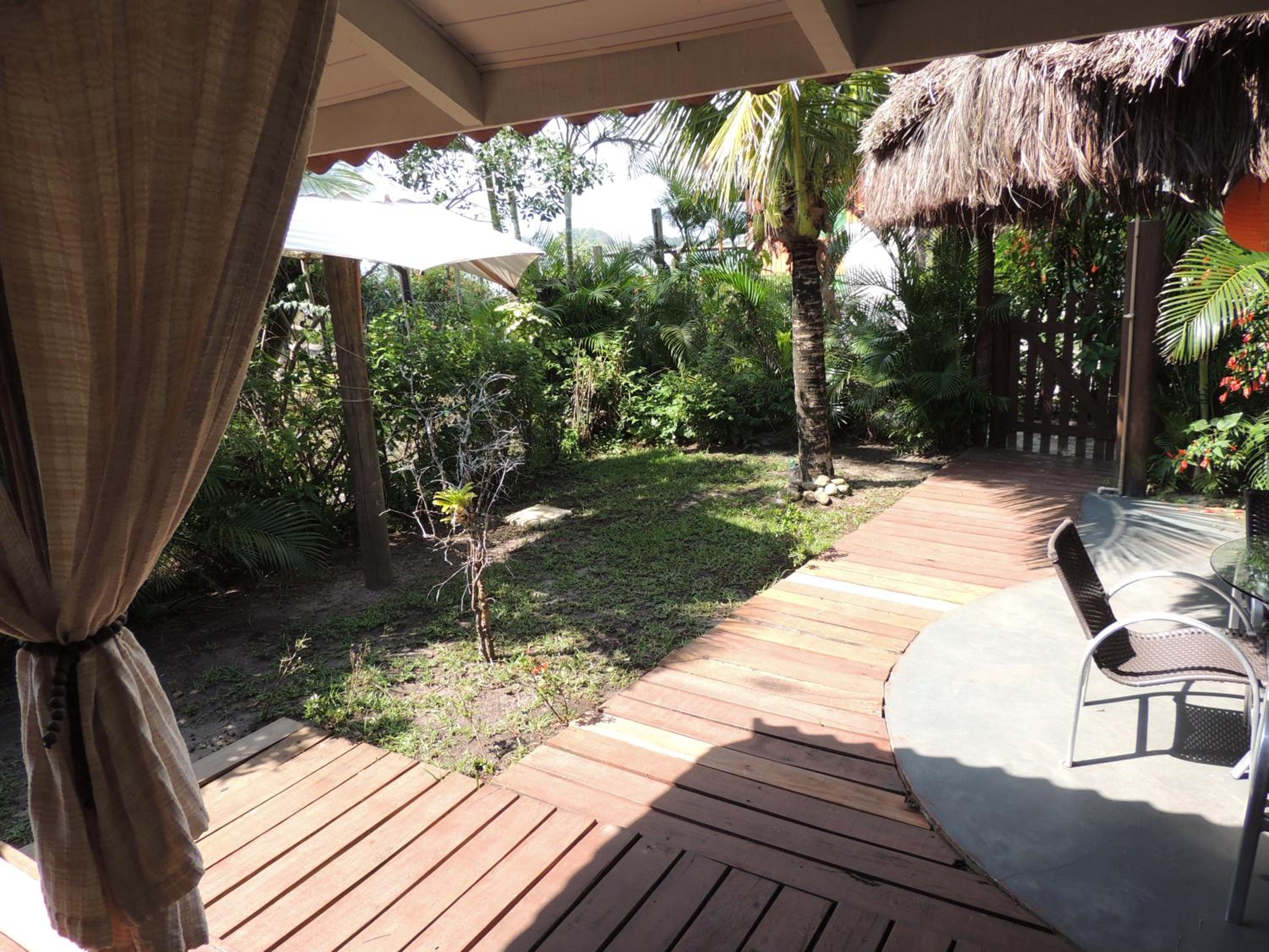 outdoor BBQ area