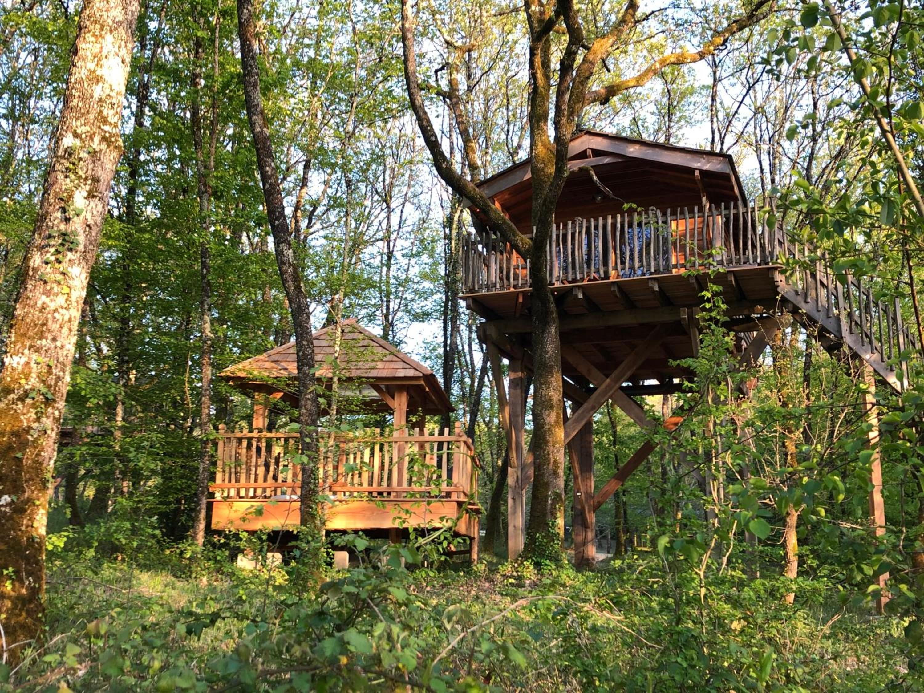 Cabane Perchée Spa Dordogne La Ferme de Sirguet