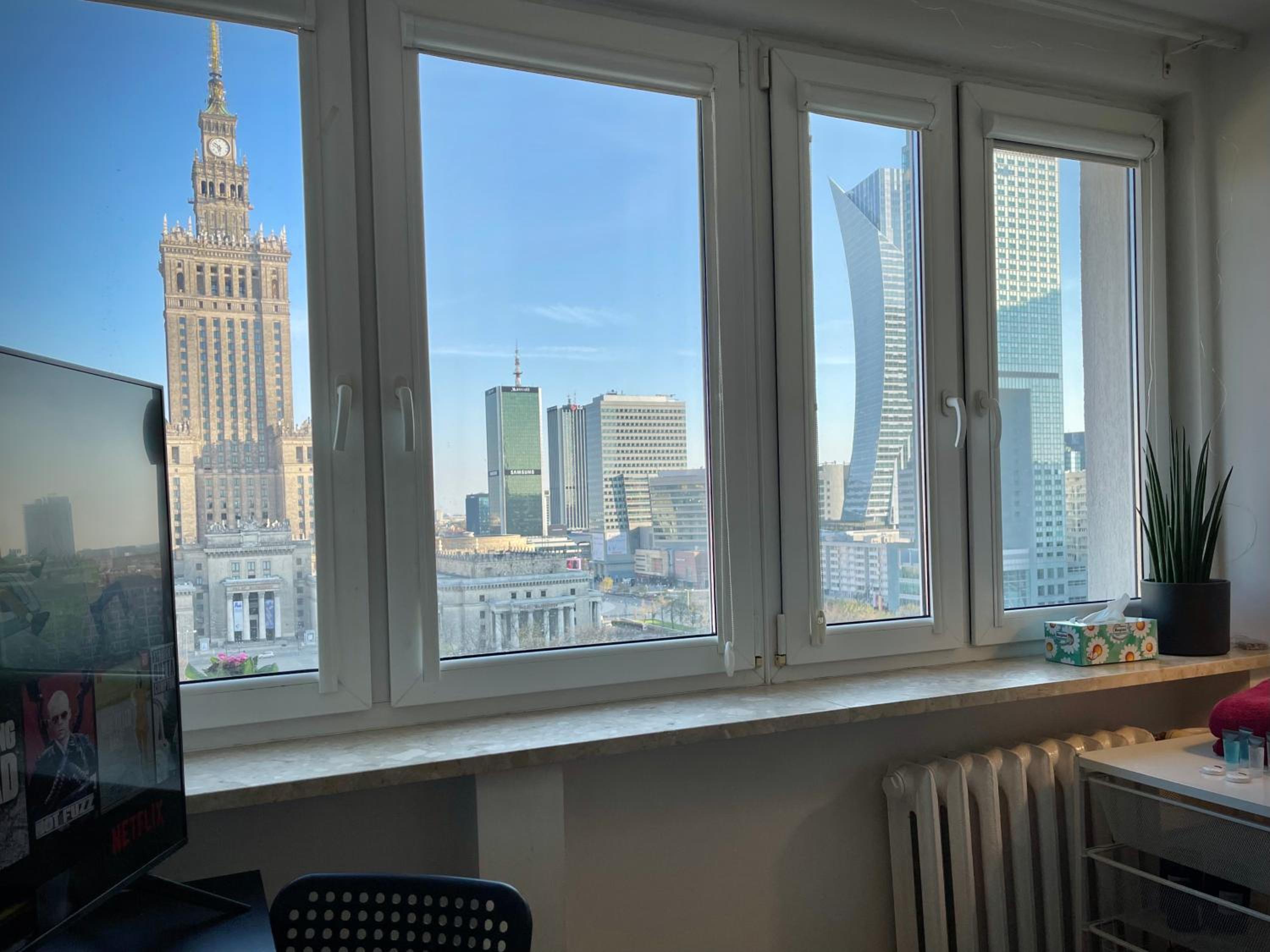 Super Apartament PALACE 2x Metro Fast WiFi 500 Mbs Netflix AppleTV SmartTV Panorama Miasta view 2