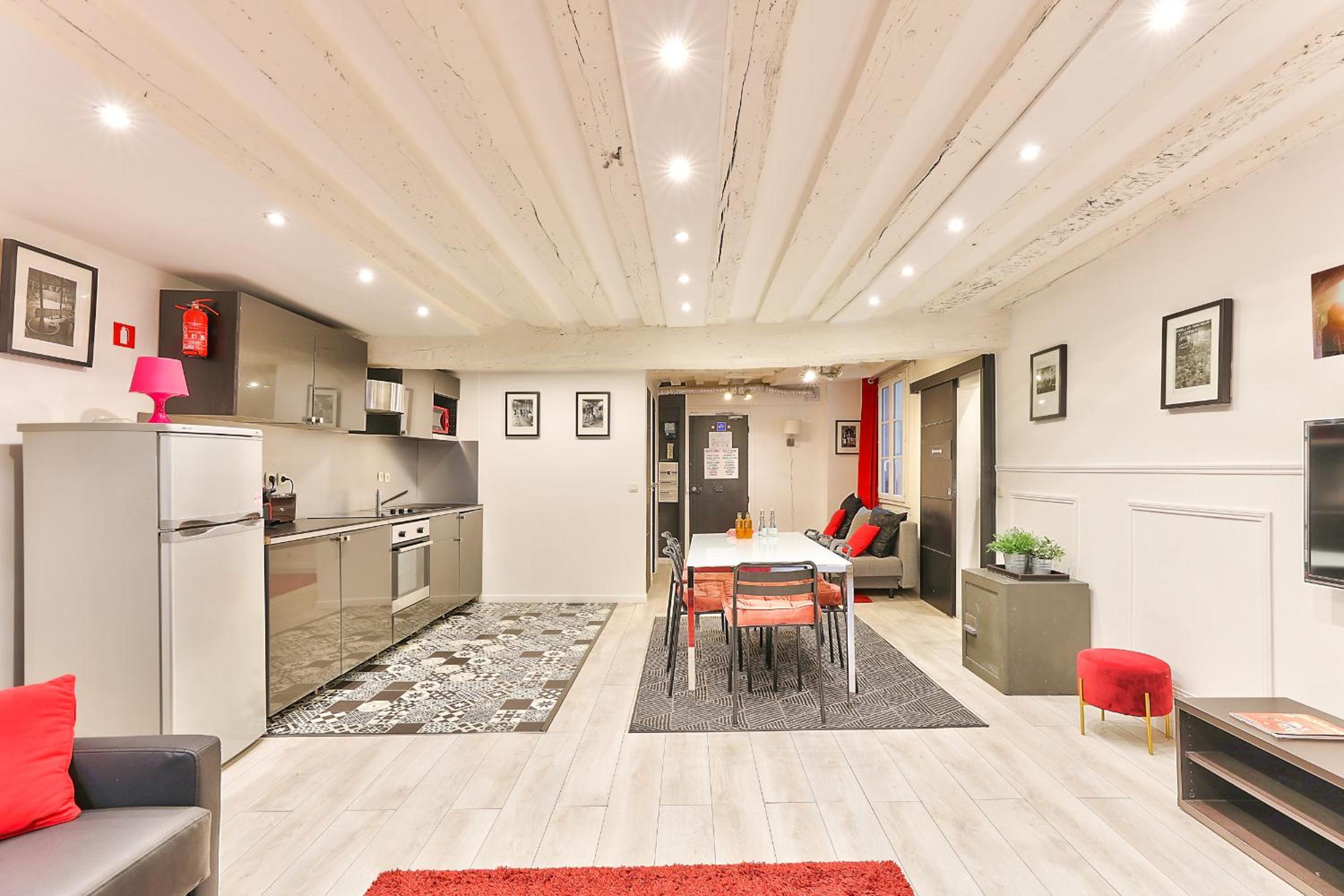 100 - Luxury 2 Bedroom - Beaubourg Marais