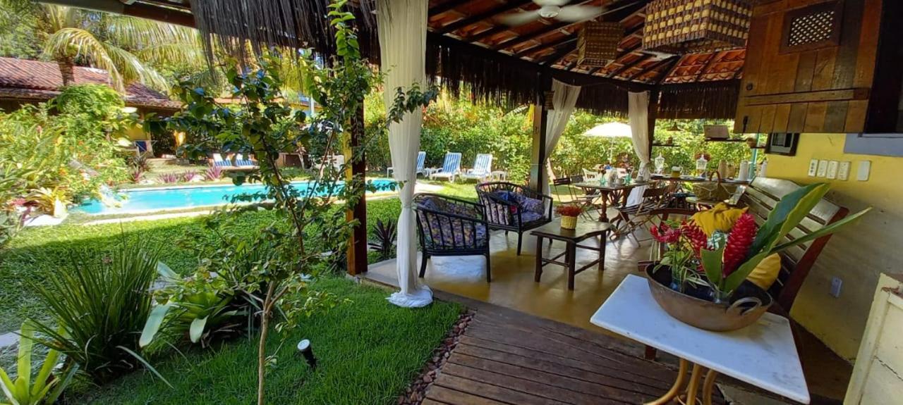 outdoor BBQ area