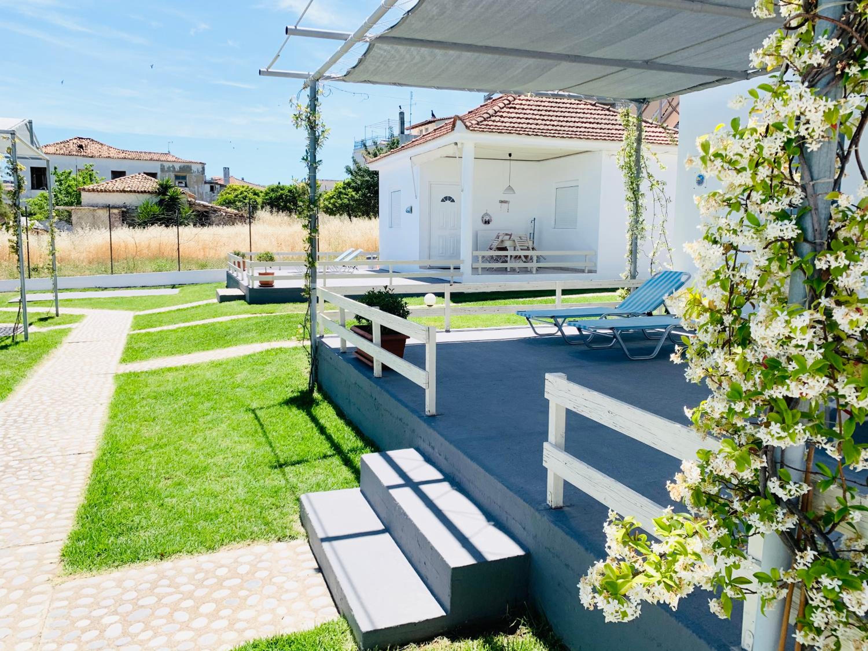 outdoor BBQ area
