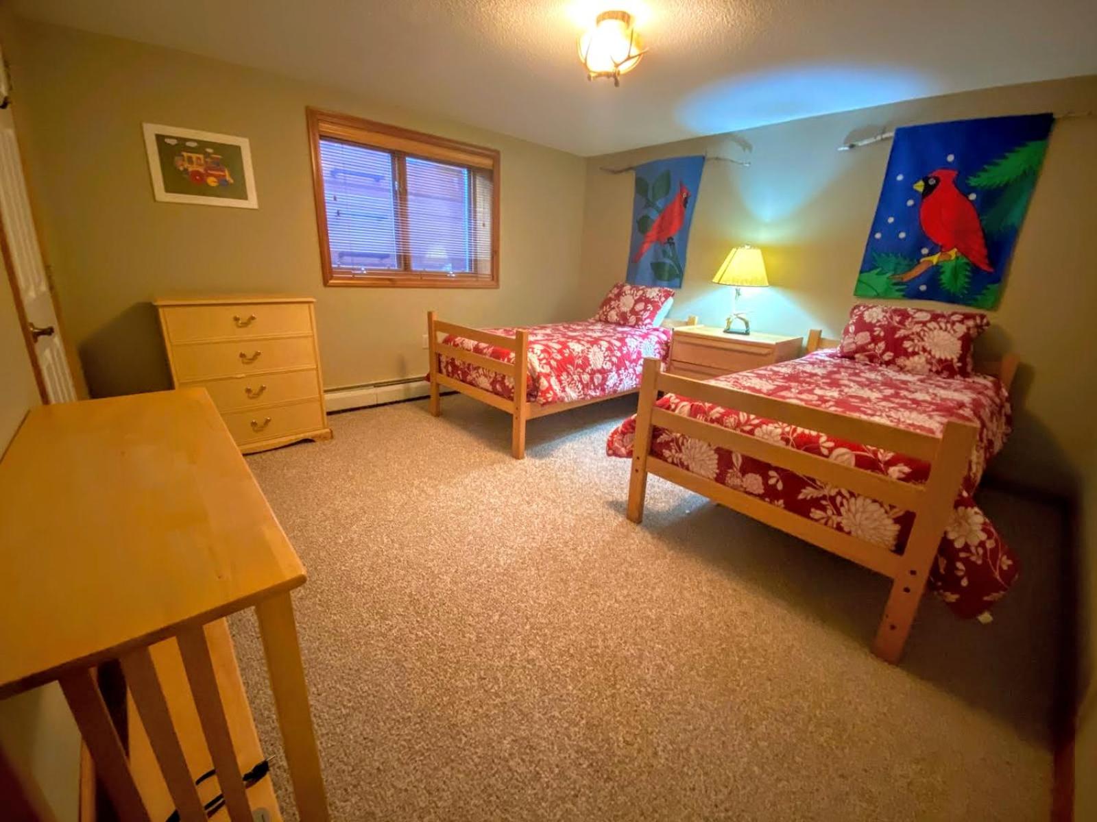 W1 Cozy and comfortable Bretton Woods condo with ski slope views fireplace view 3