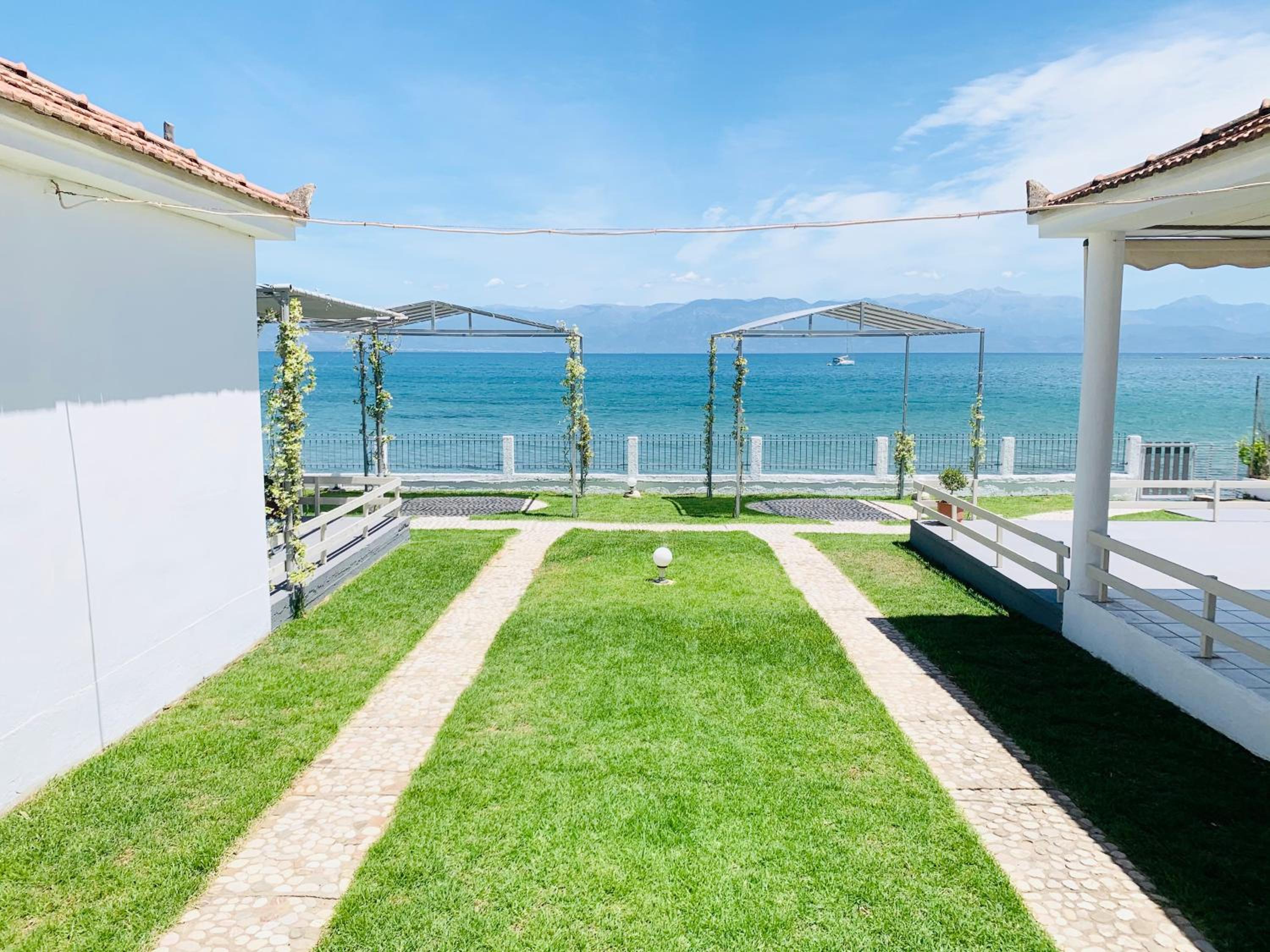 outdoor BBQ area