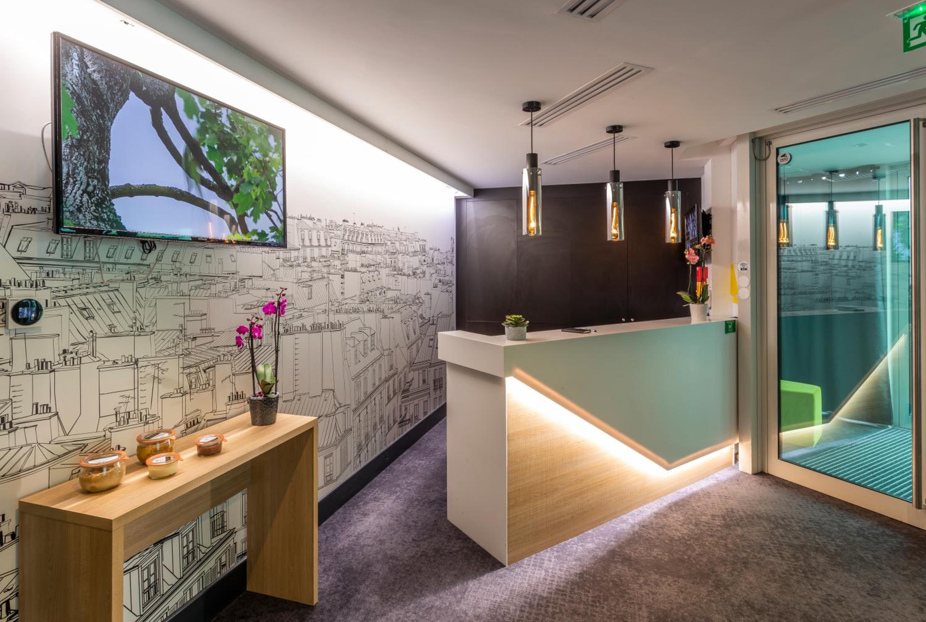 hotel reception