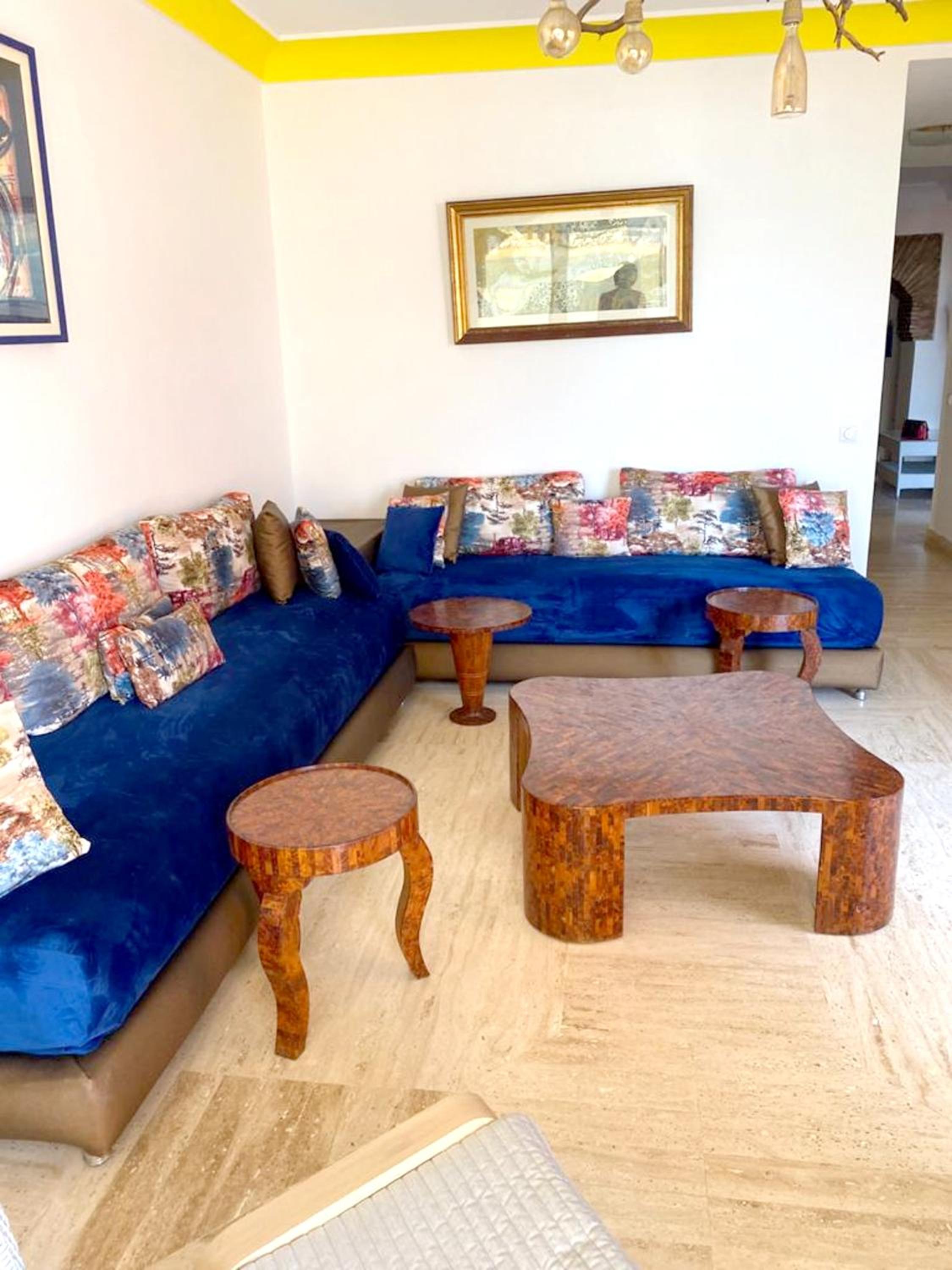 2 bedrooms appartement at Bouznika 20 m away from the beach with sea view shared pool and furnished balcony