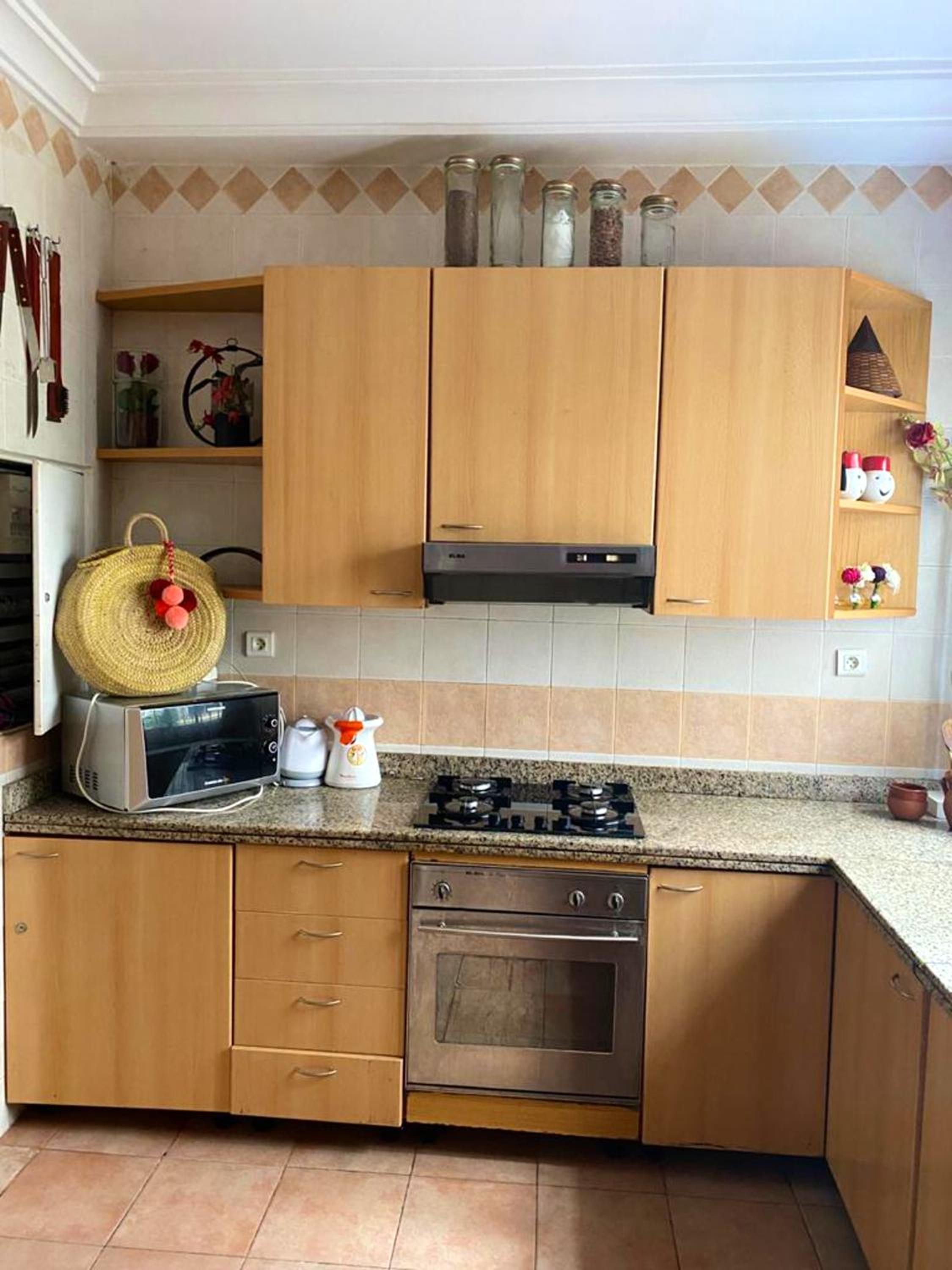 2 bedrooms appartement at Bouznika 20 m away from the beach with sea view shared pool and furnished balcony