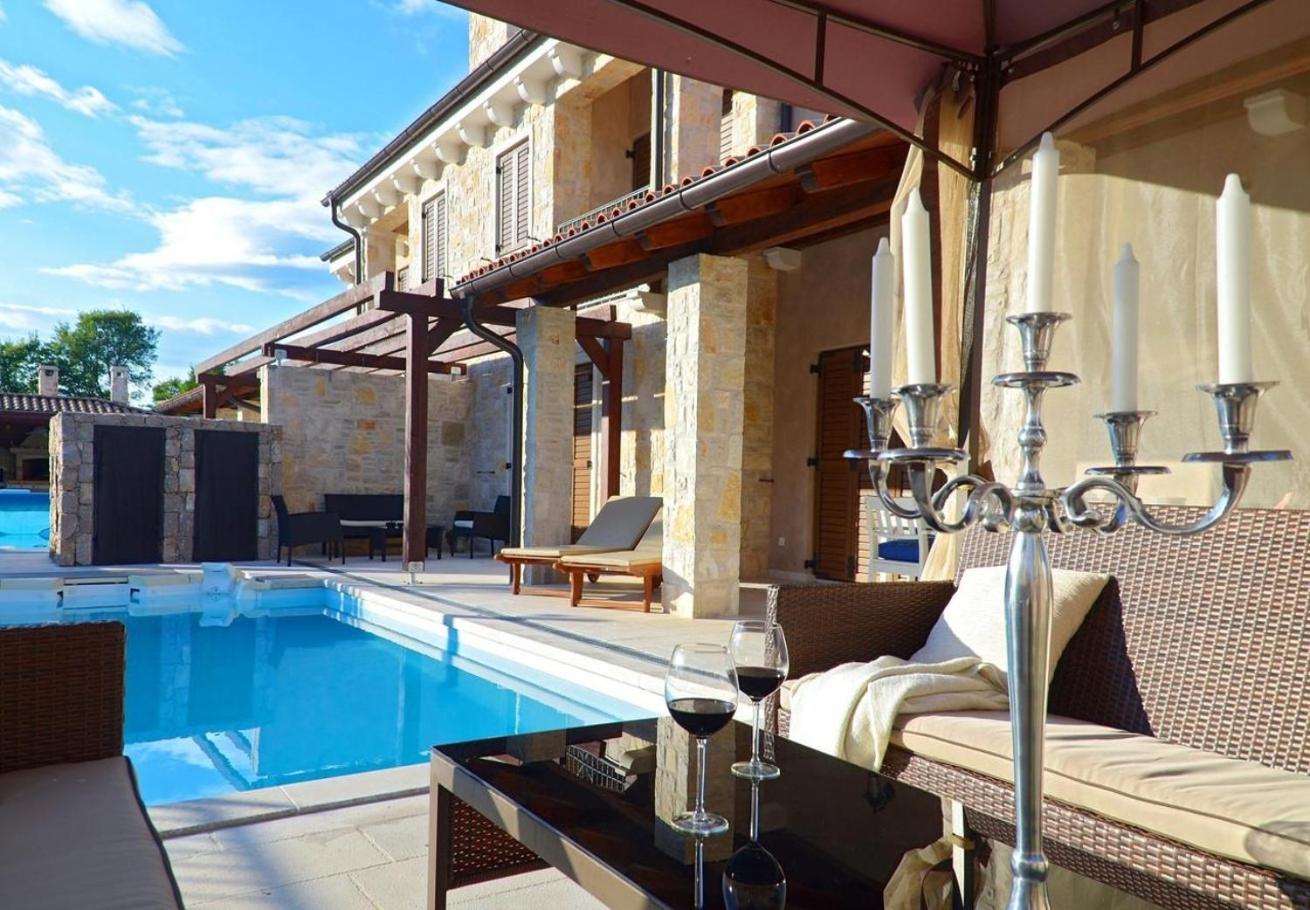 Villa Berna - pool house view 3