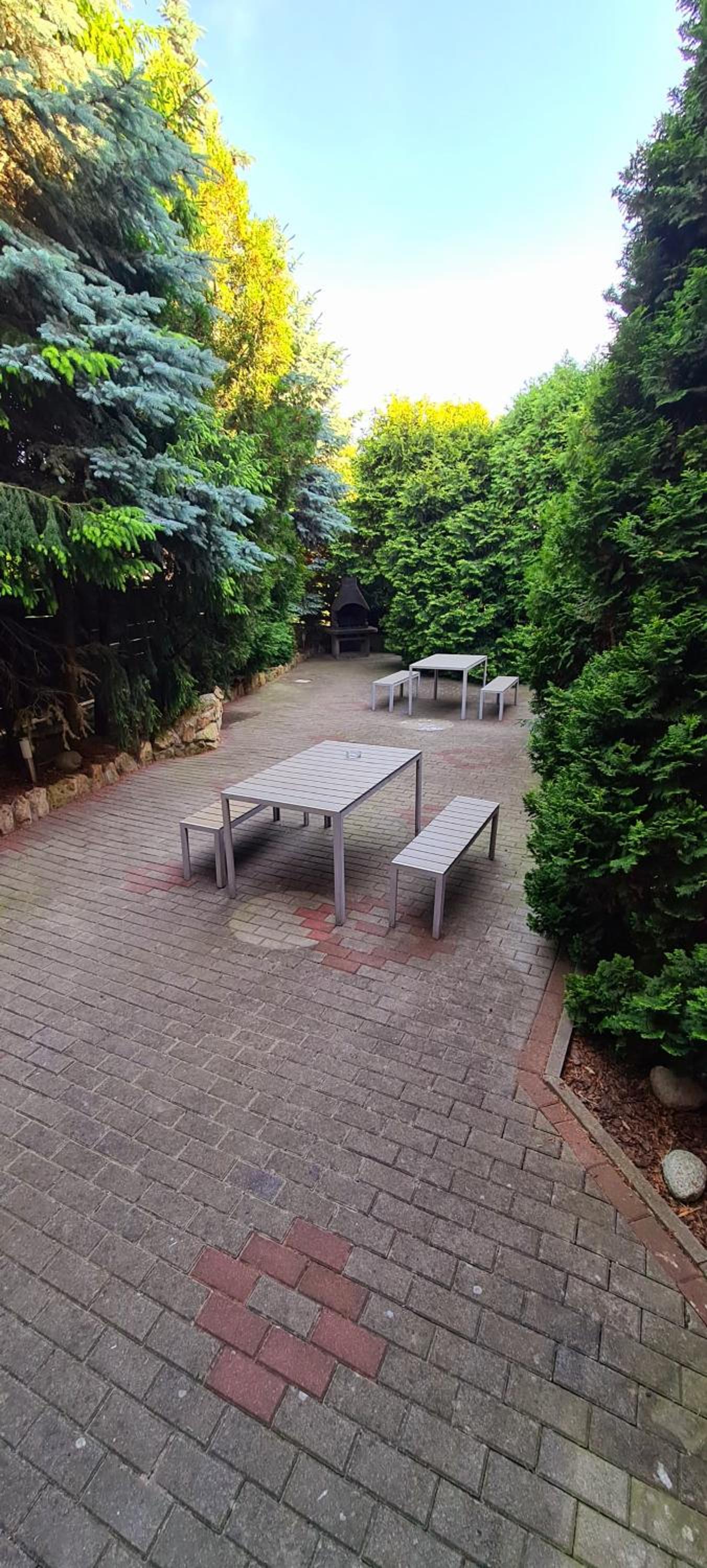 outdoor BBQ area