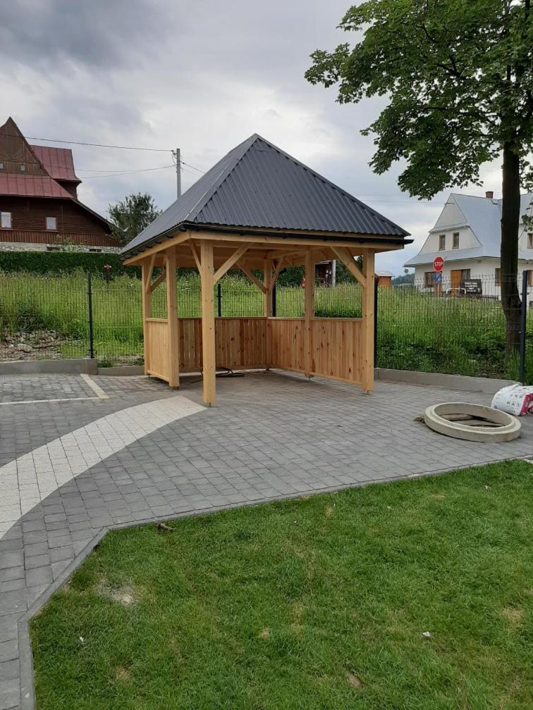 outdoor BBQ area