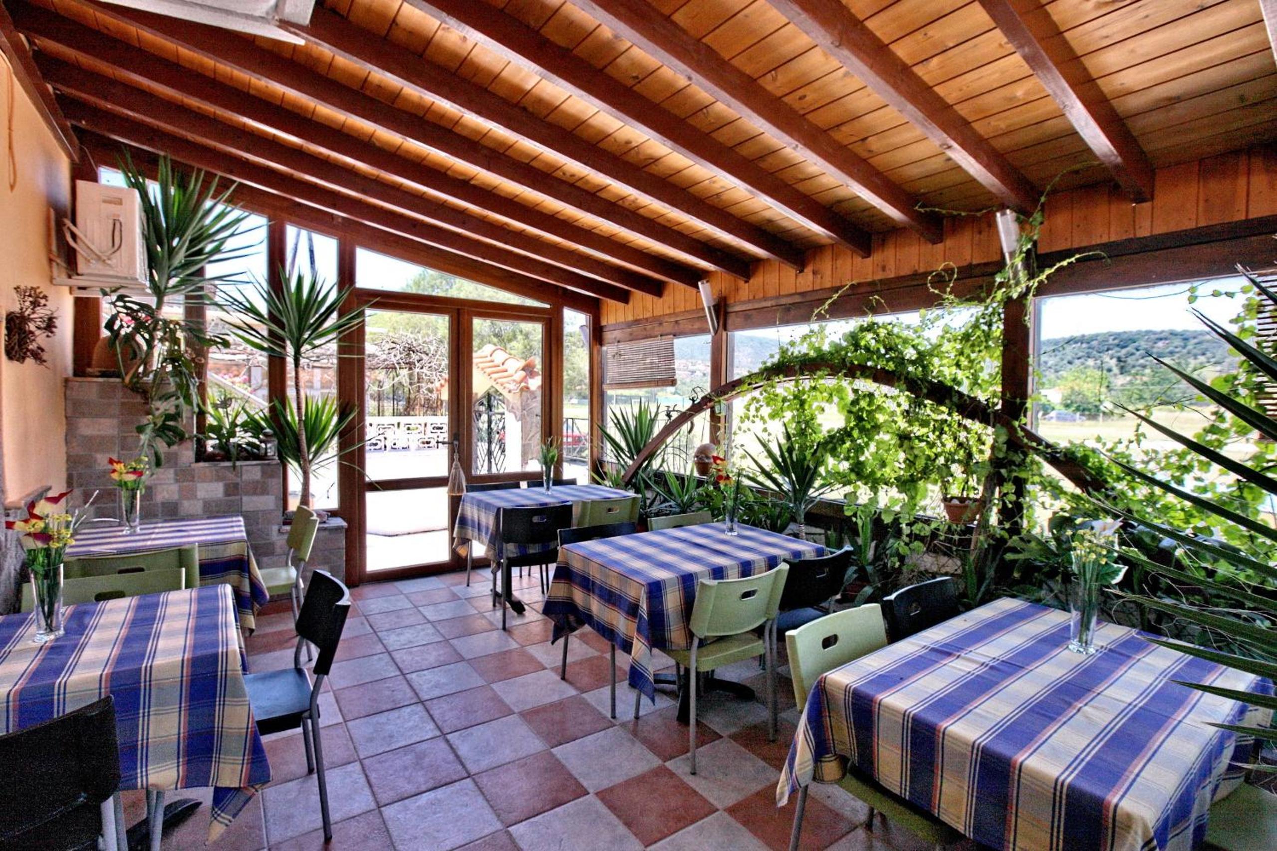 outdoor BBQ area