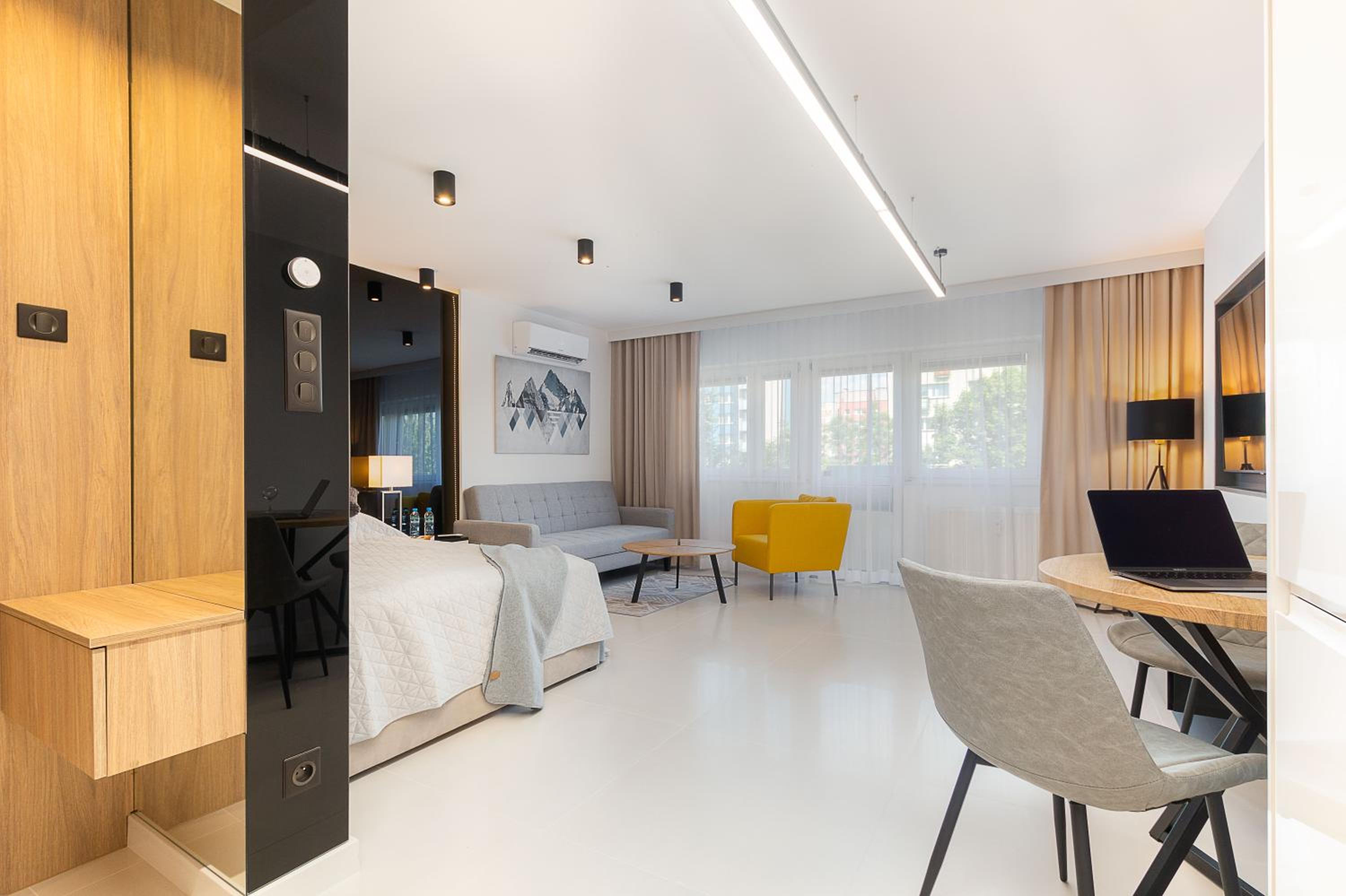 Studio Silesian Vip City Centrum Free Parking view 2