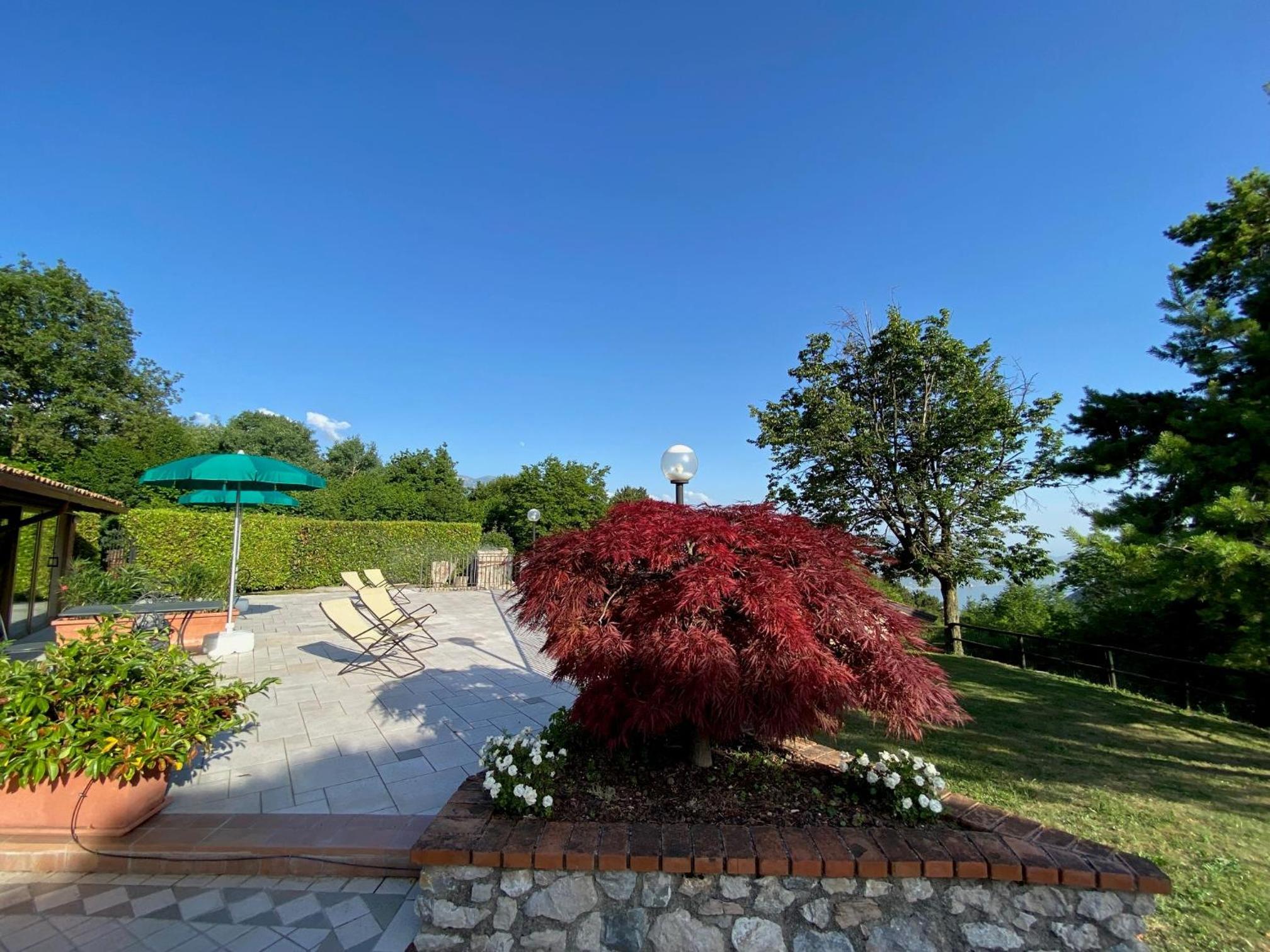 outdoor BBQ area